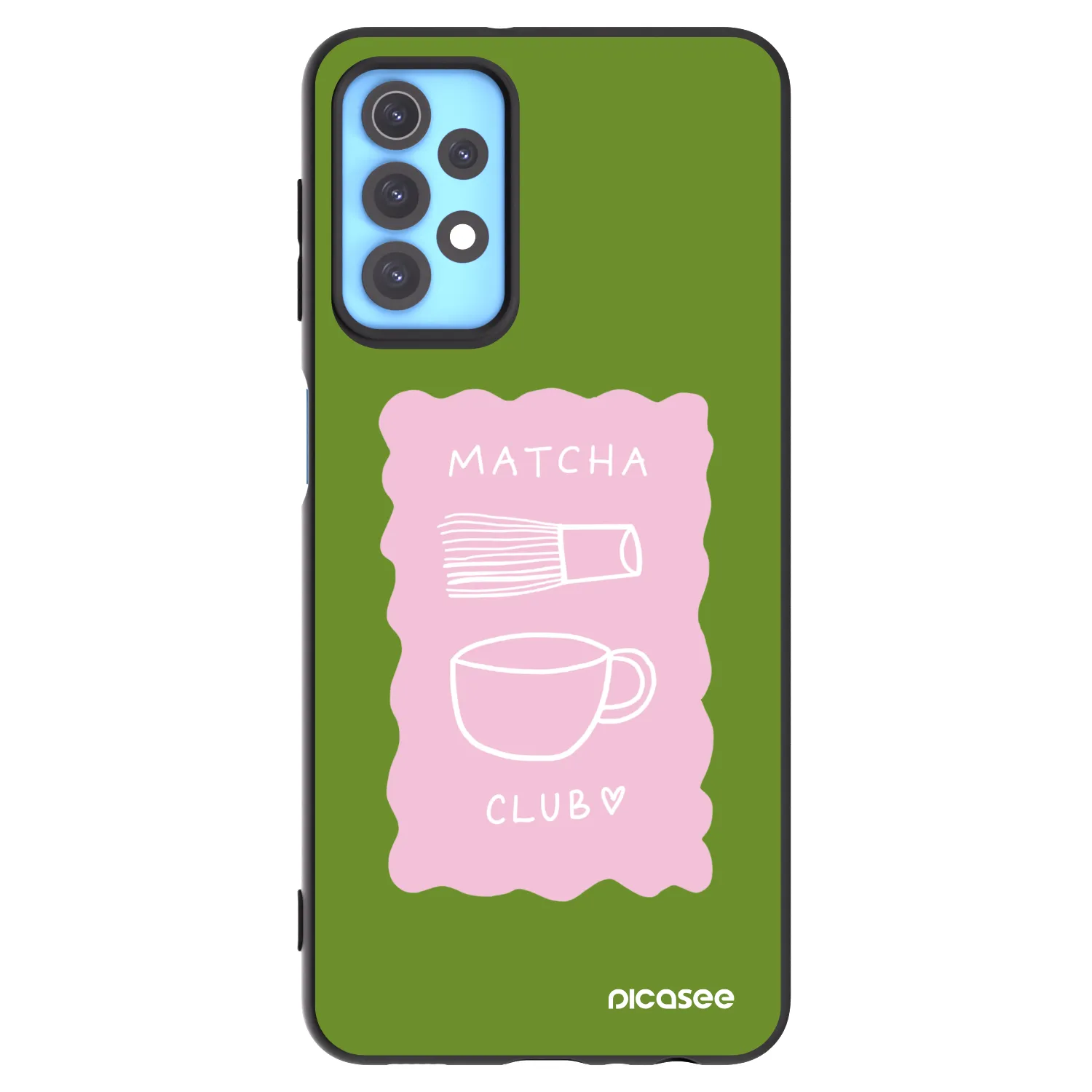 Picasee silikónový čierny obal pre Samsung Galaxy A32 4G SM-A325F - Matcha club