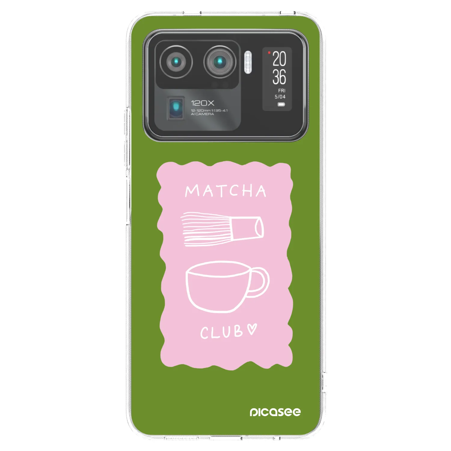 Picasee silikónový prehľadný obal pre Xiaomi Mi 11 Ultra - Matcha club