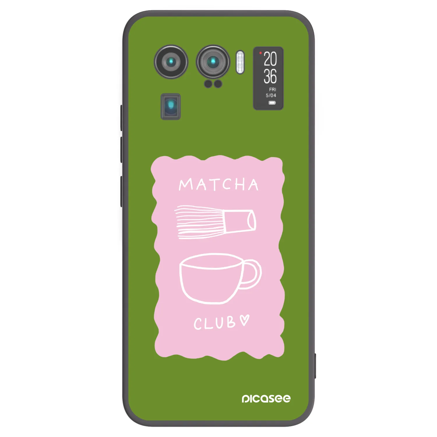 Picasee silikónový čierny obal pre Xiaomi Mi 11 Ultra - Matcha club