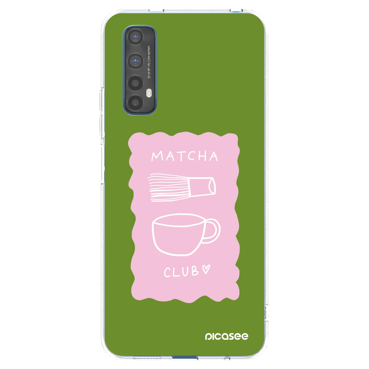 Picasee silikónový prehľadný obal pre Realme 7 - Matcha club