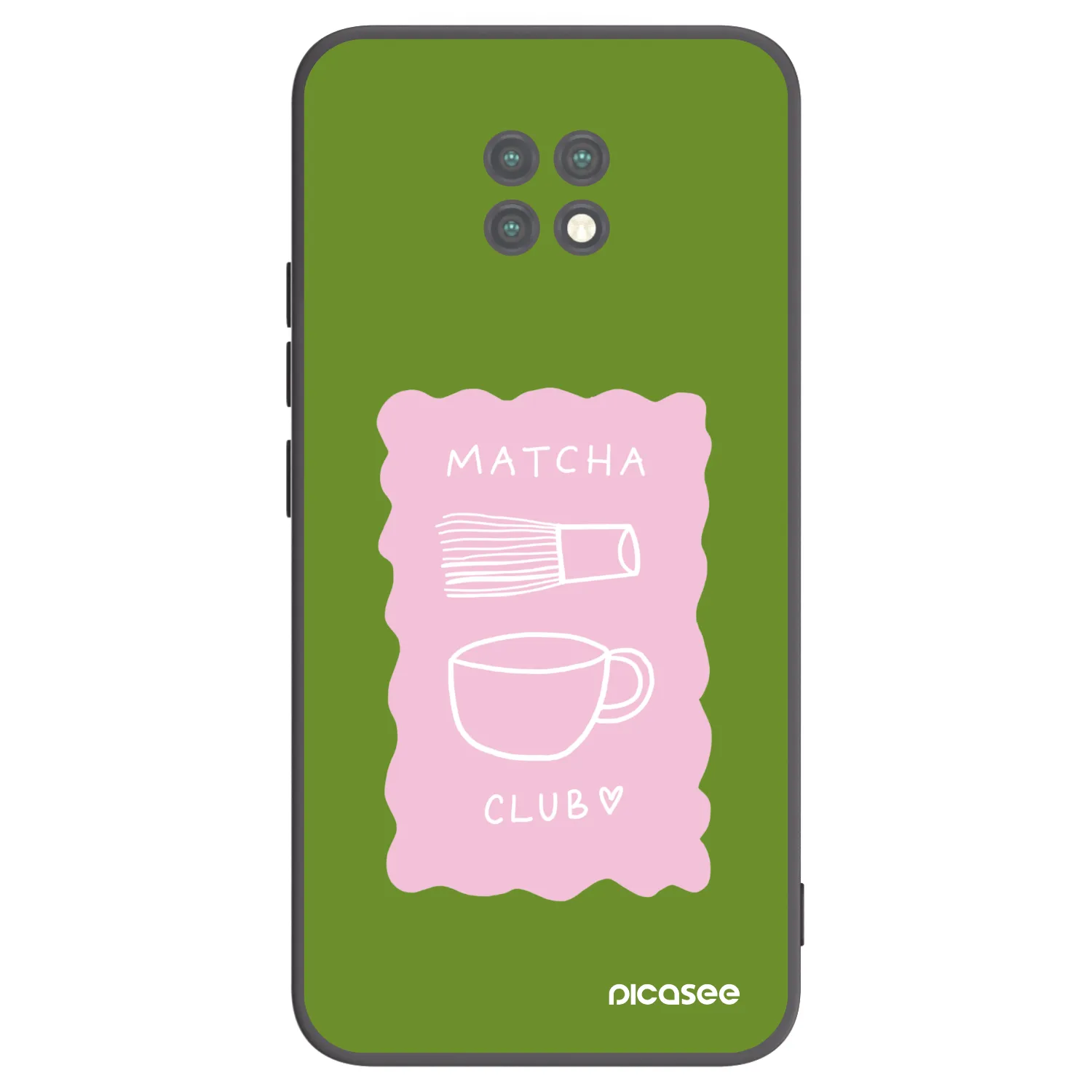 Picasee silikónový čierny obal pre Xiaomi Redmi Note 9T - Matcha club