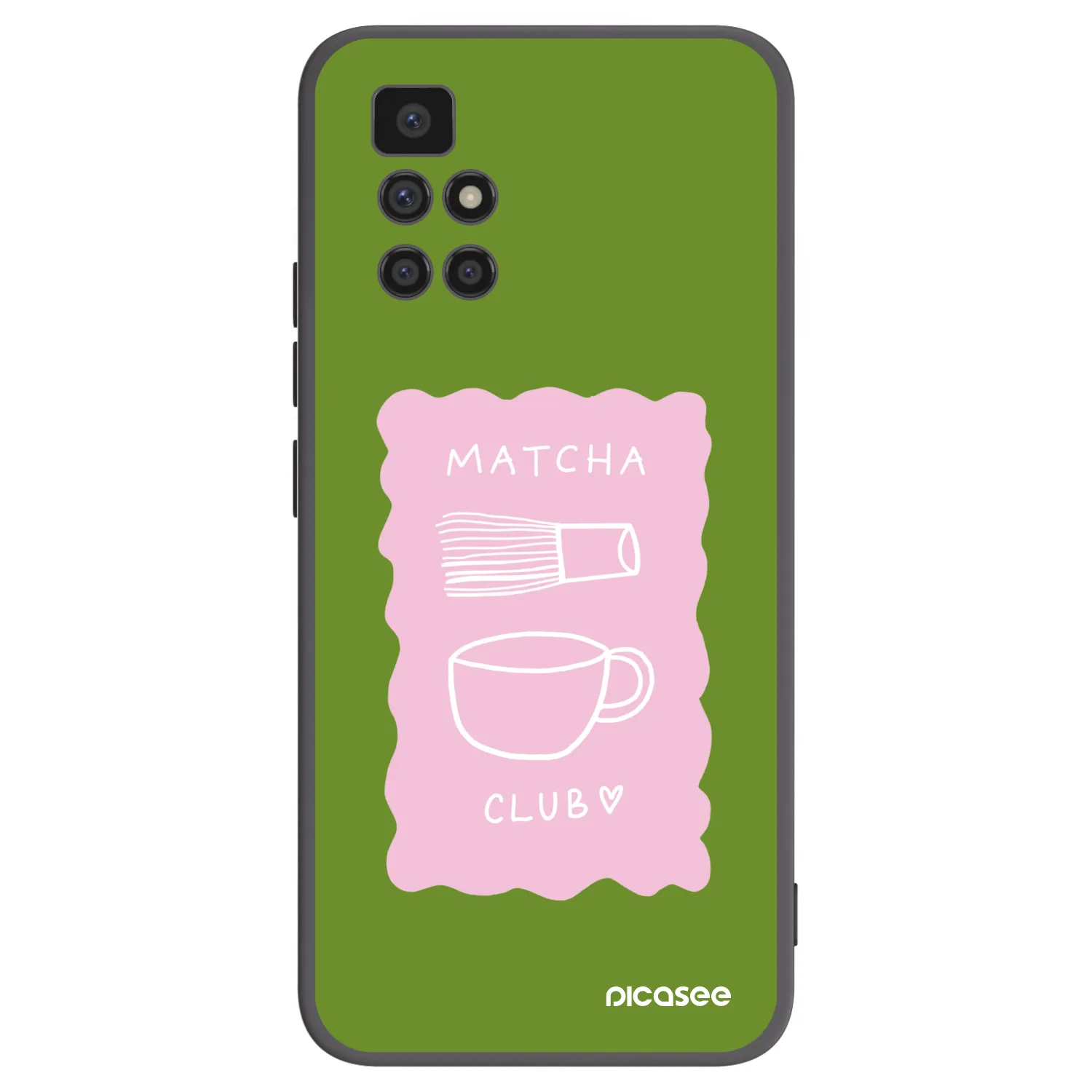 Picasee silikónový čierny obal pre Xiaomi Redmi 10 - Matcha club