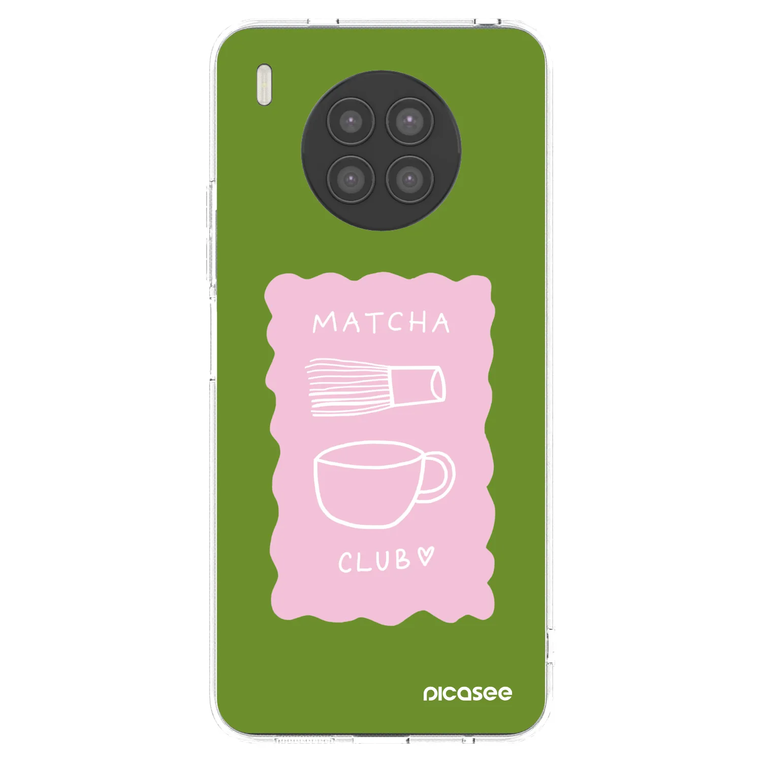 Picasee silikónový prehľadný obal pre Huawei Nova 8i - Matcha club