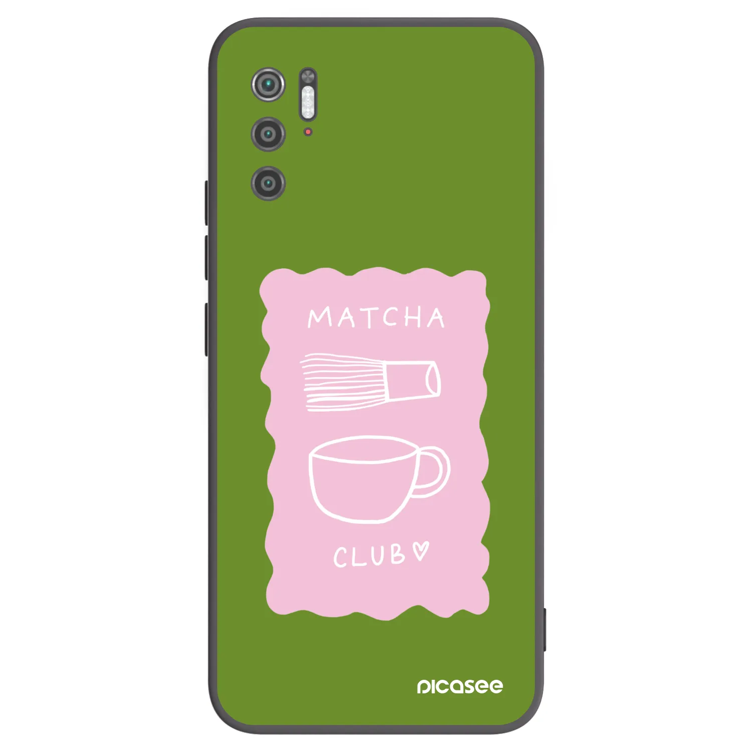 Picasee silikónový čierny obal pre Xiaomi Poco M3 Pro 5G - Matcha club