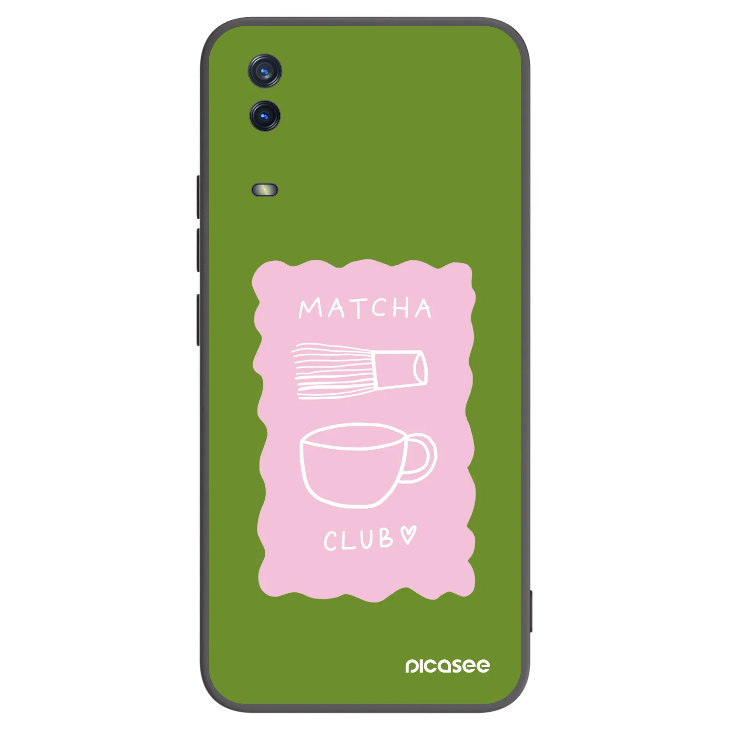 Picasee silikónový čierny obal pre Vivo Y11s - Matcha club