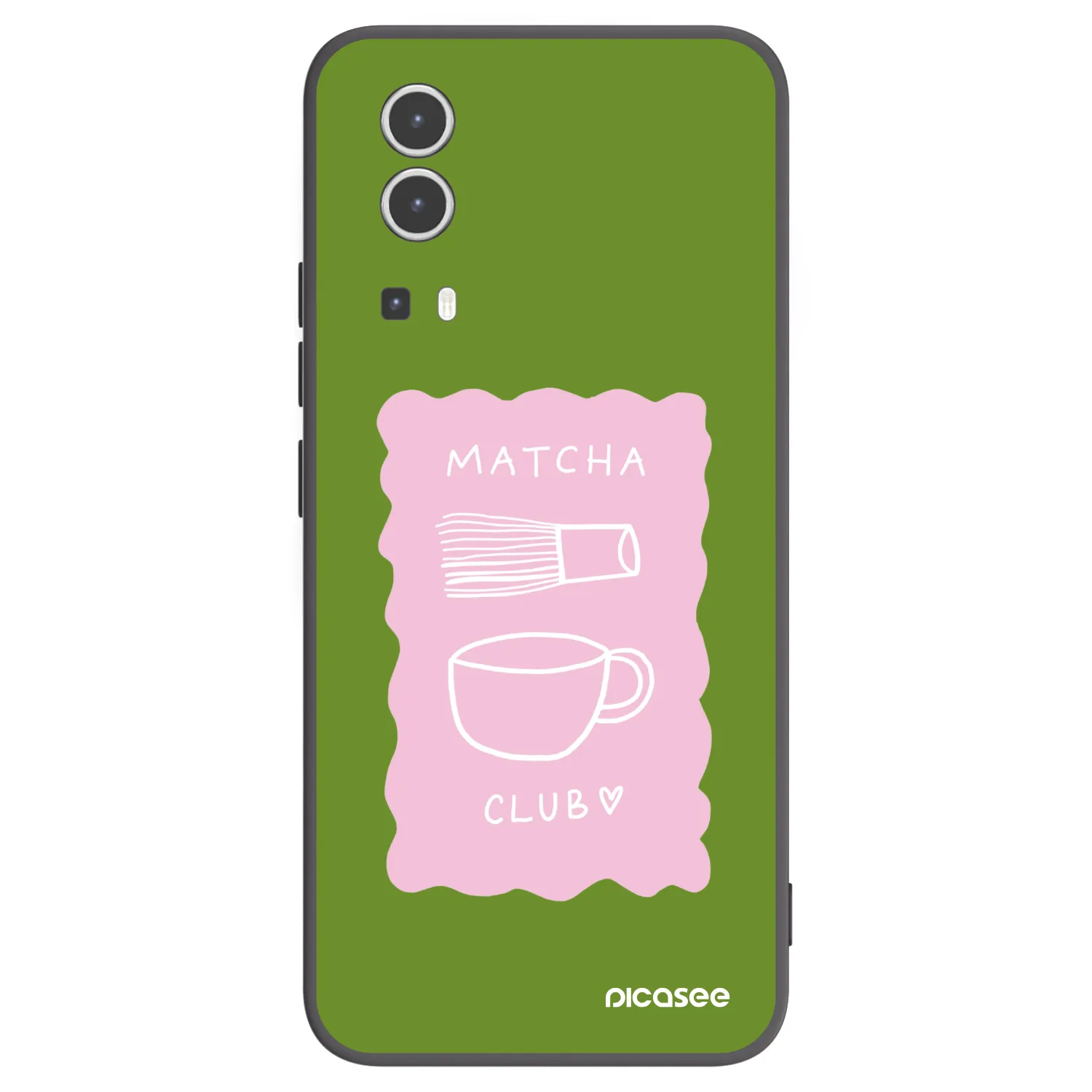Picasee silikónový čierny obal pre Vivo Y72 5G - Matcha club