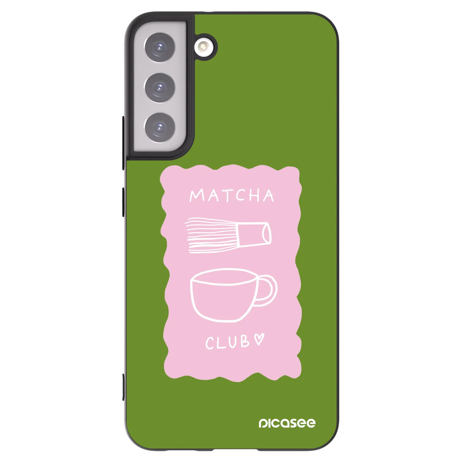 Picasee silikónový čierny obal pre Samsung Galaxy S22+ 5G - Matcha club