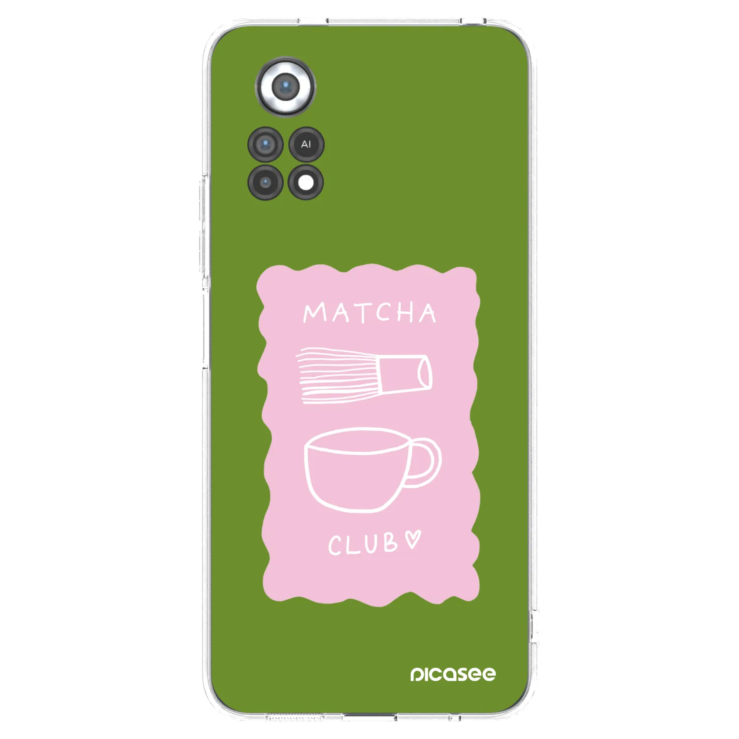 Picasee silikónový prehľadný obal pre Xiaomi Poco X4 Pro 5G - Matcha club