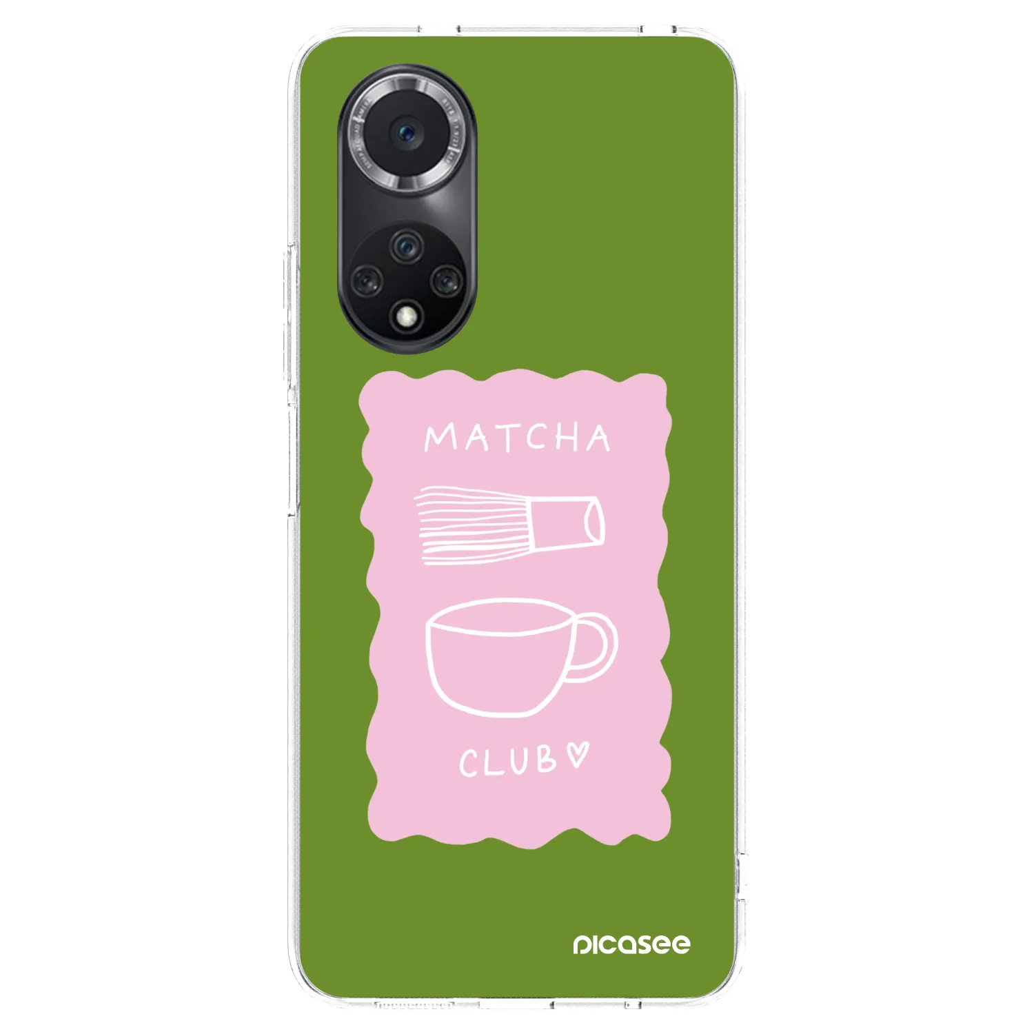 Picasee silikónový prehľadný obal pre Huawei Nova 9 SE - Matcha club