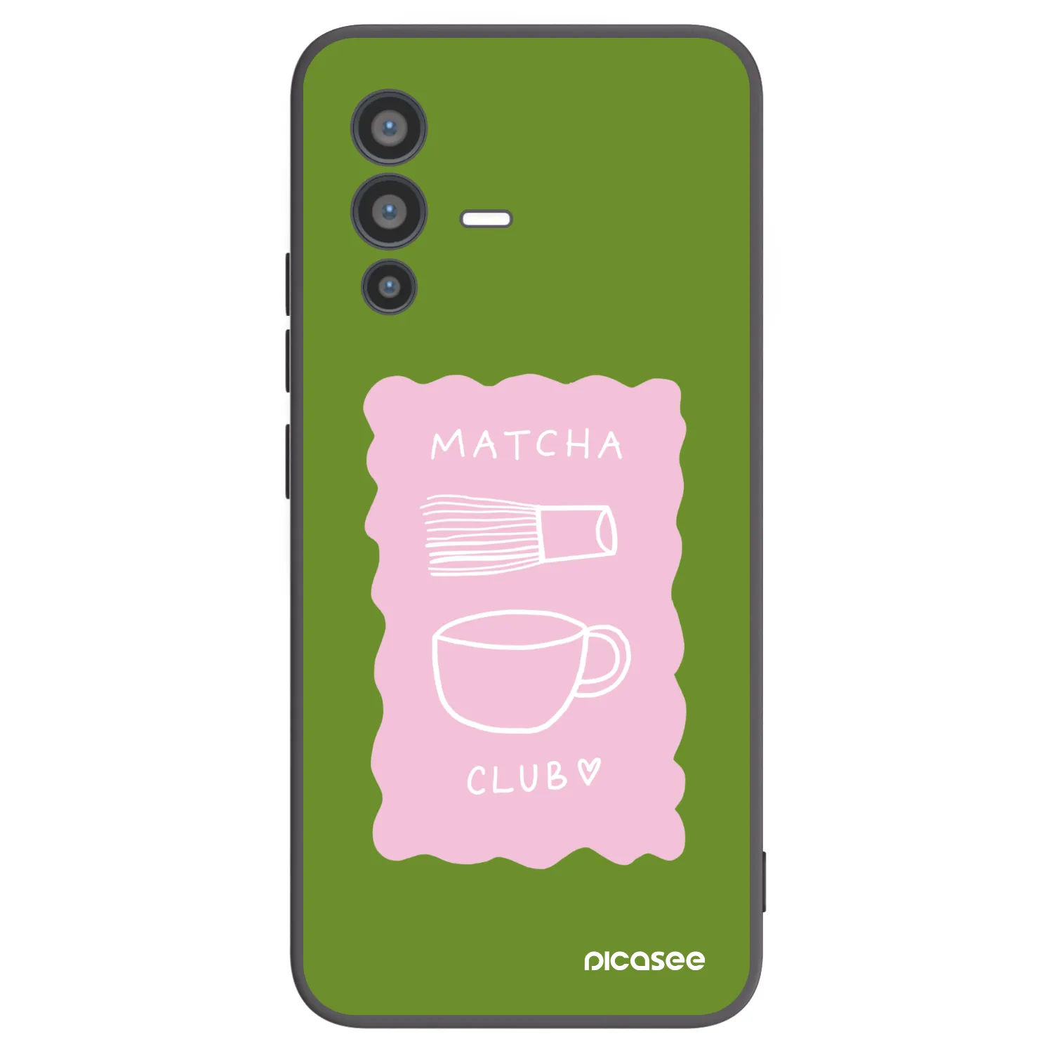 Picasee silikónový čierny obal pre Vivo V23 5G - Matcha club