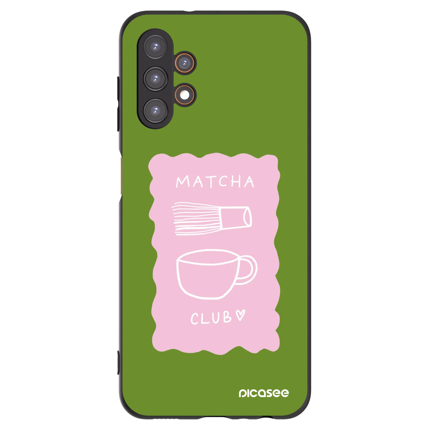 Picasee silikónový čierny obal pre Samsung Galaxy A13 4G A135 - Matcha club