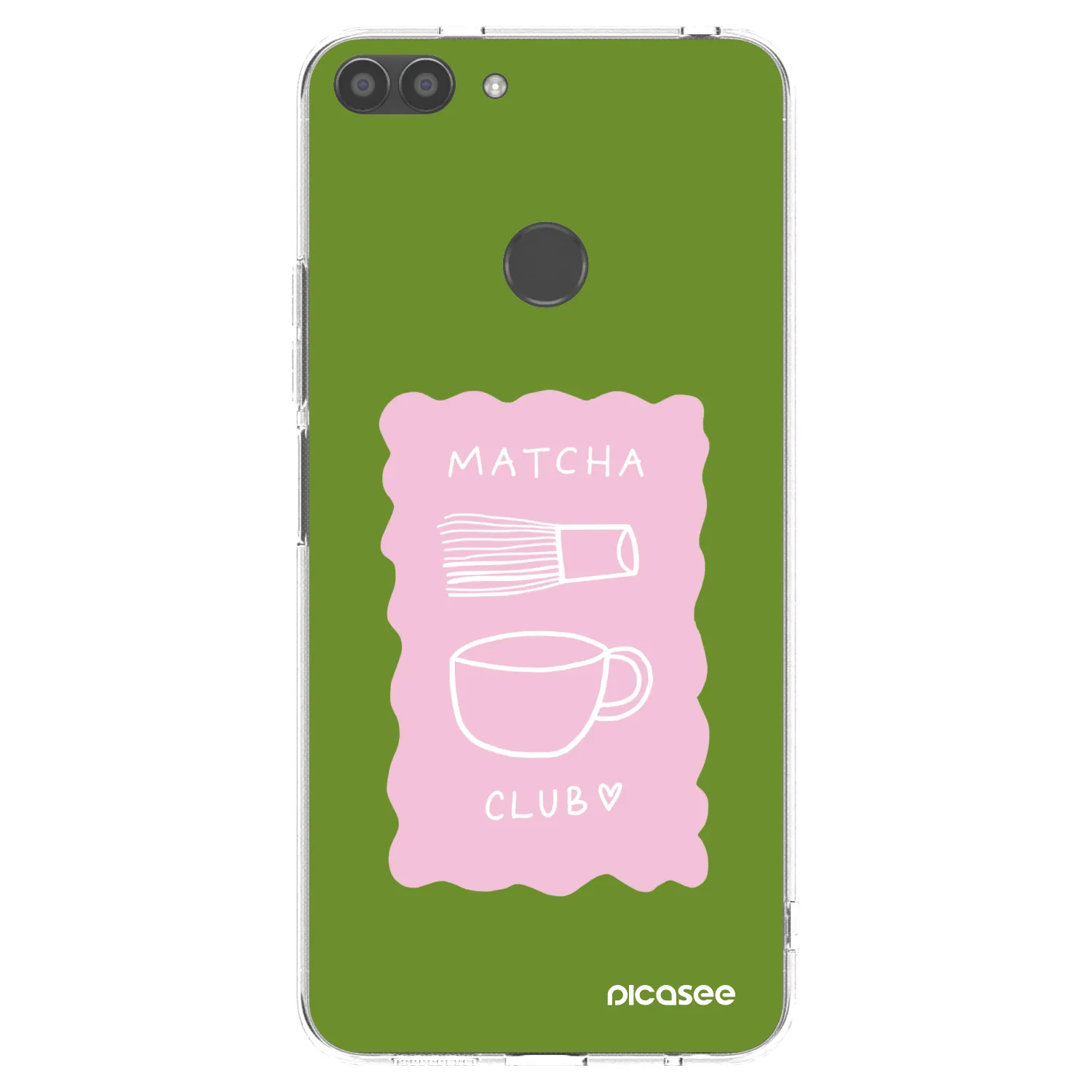 Picasee silikónový prehľadný obal pre Huawei P Smart - Matcha club