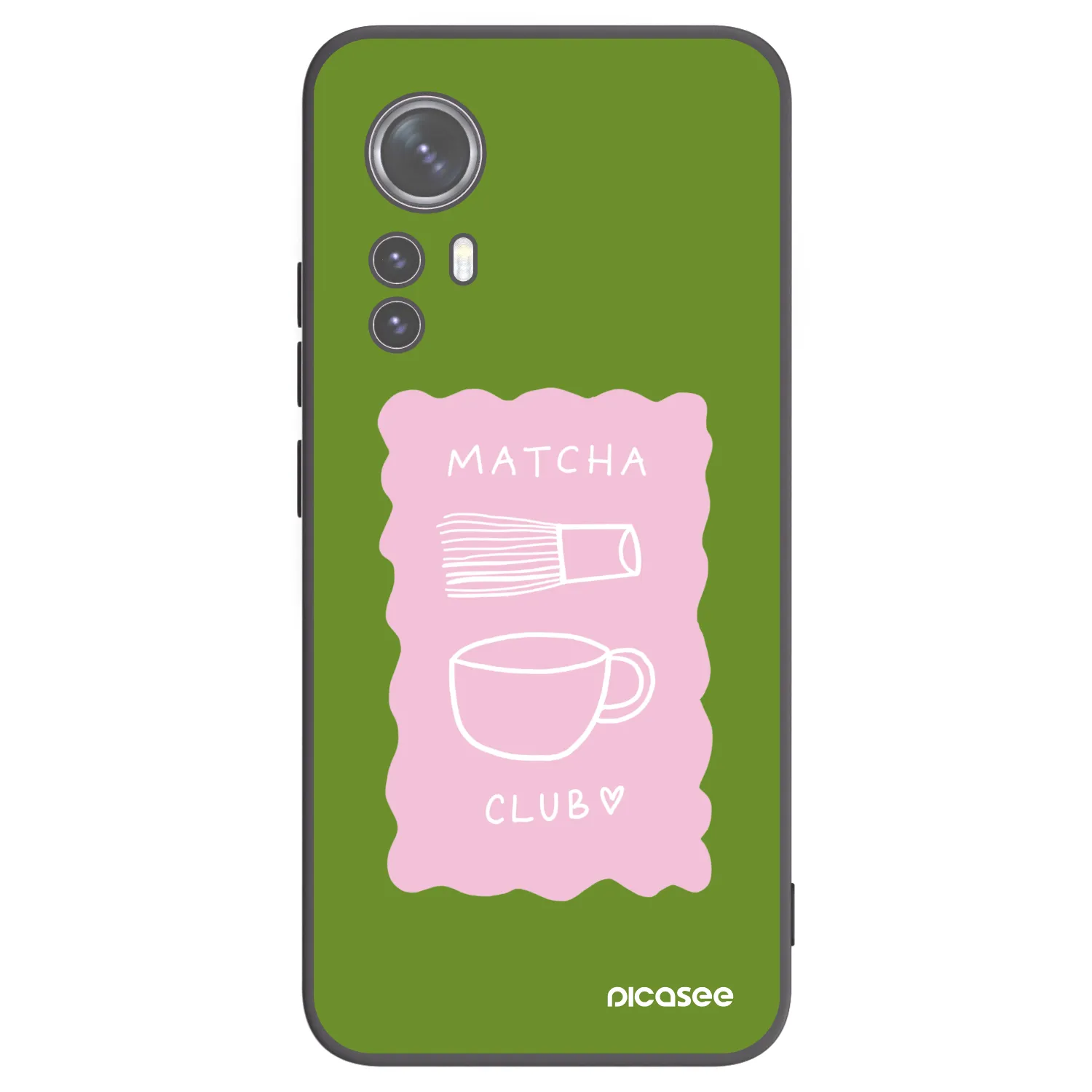 Picasee silikónový čierny obal pre Xiaomi 12X - Matcha club