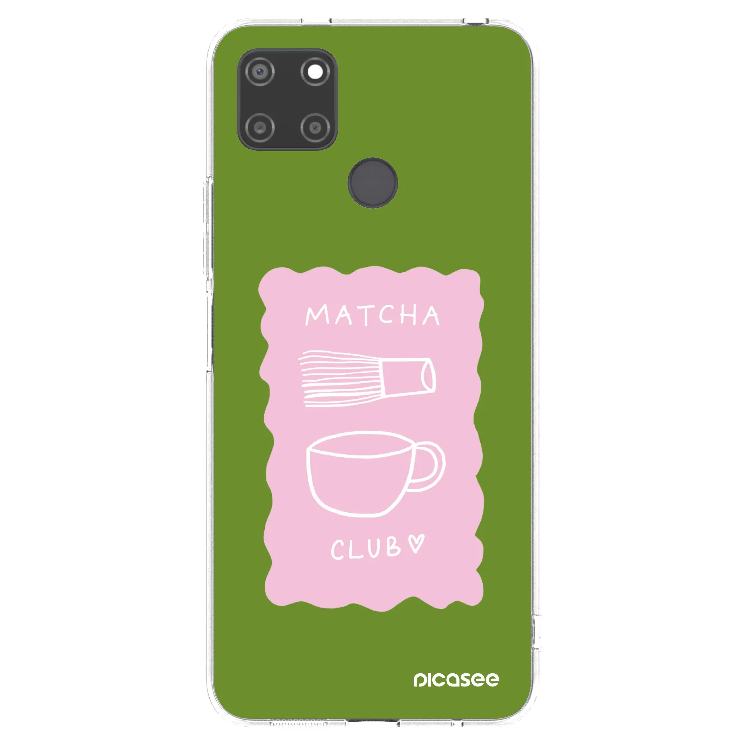 Picasee silikónový prehľadný obal pre Realme C21Y - Matcha club