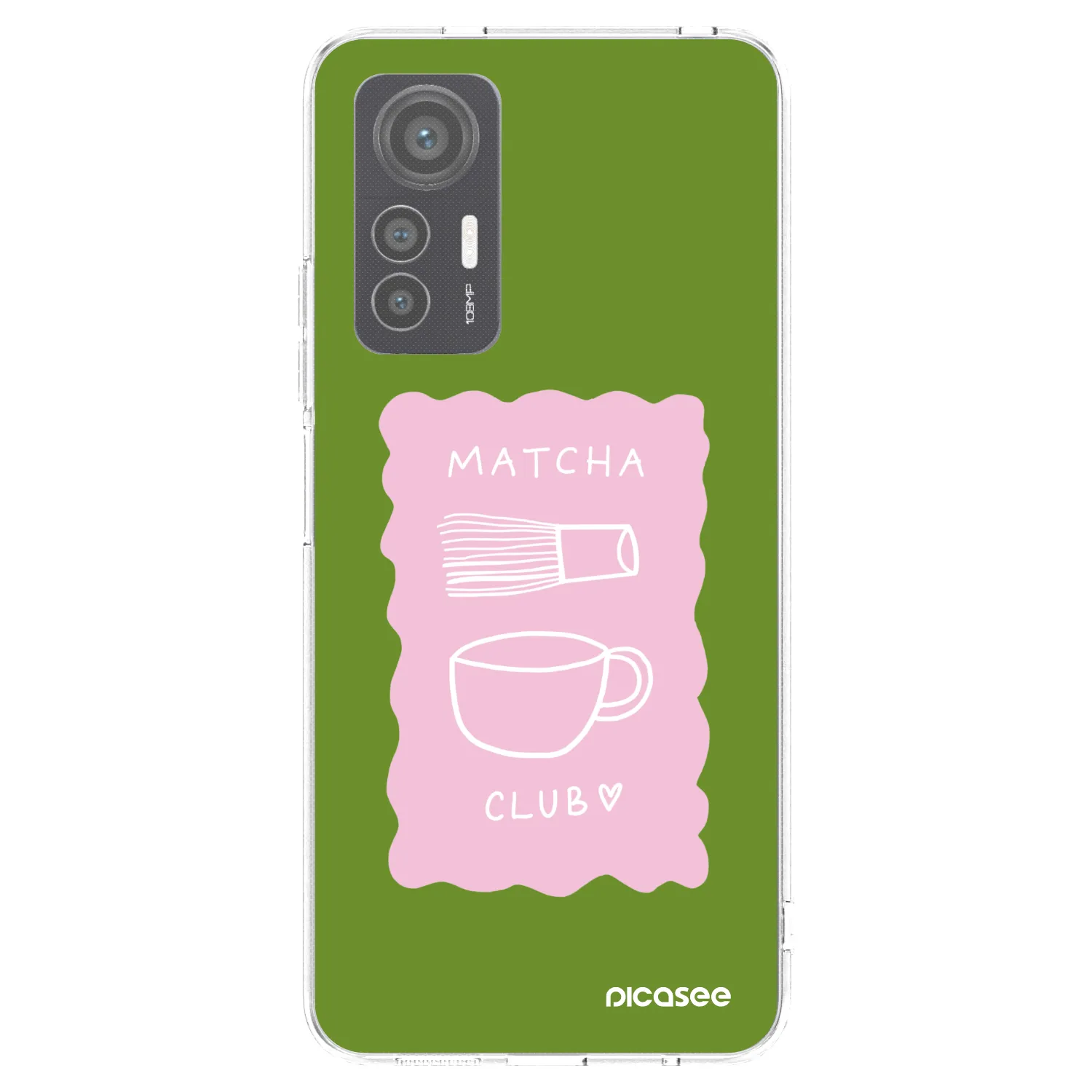 Picasee silikónový prehľadný obal pre Xiaomi 12 Lite - Matcha club