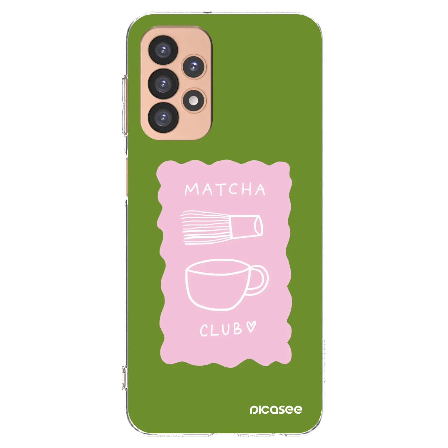 Picasee silikónový prehľadný obal pre Samsung Galaxy A23 A236B 5G - Matcha club