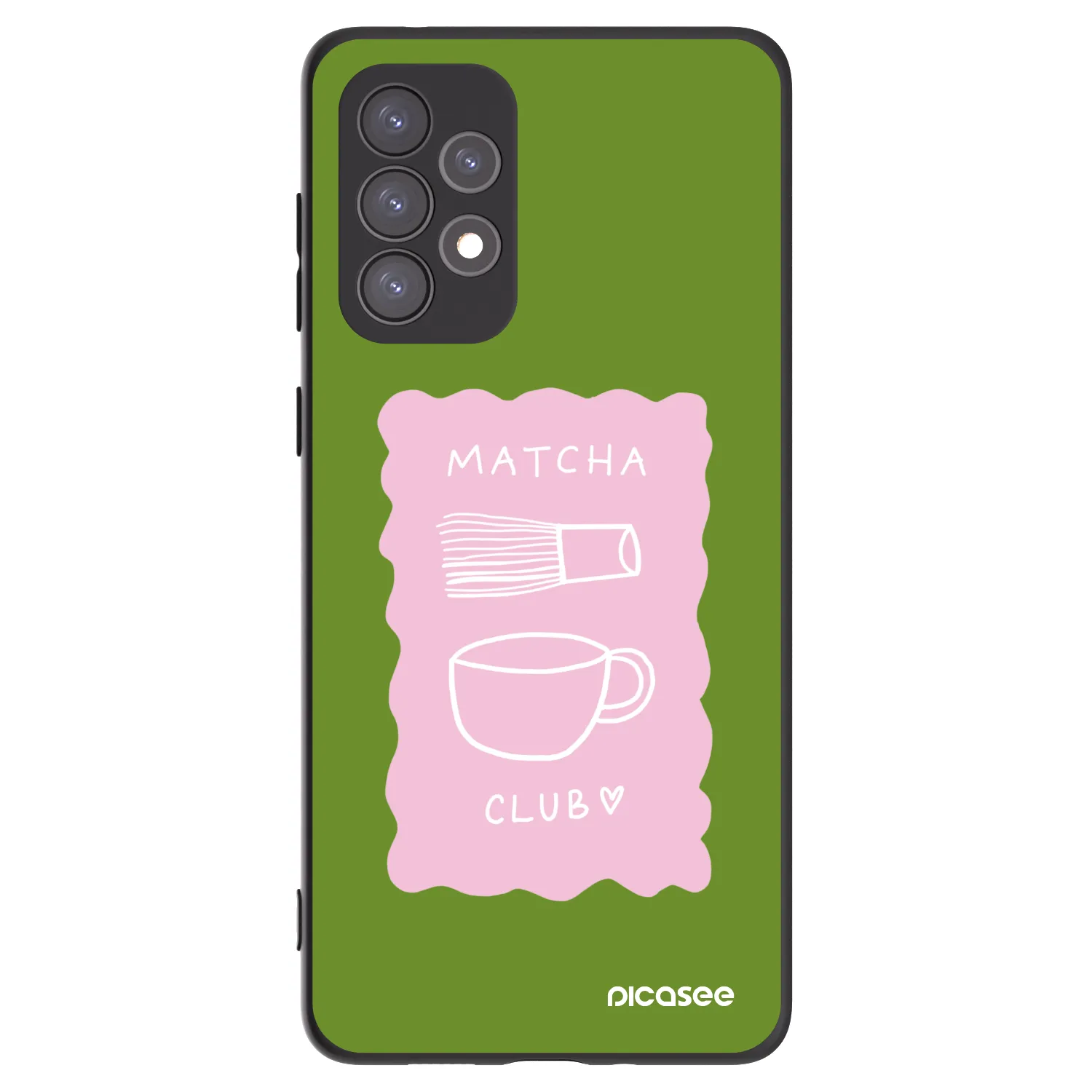 Picasee silikónový čierny obal pre Samsung Galaxy A73 5G - Matcha club