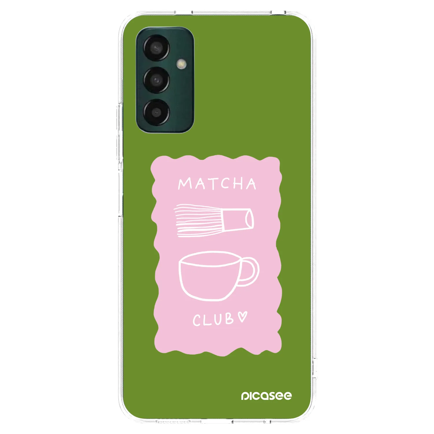 Picasee silikónový prehľadný obal pre Samsung Galaxy M23 5G - Matcha club