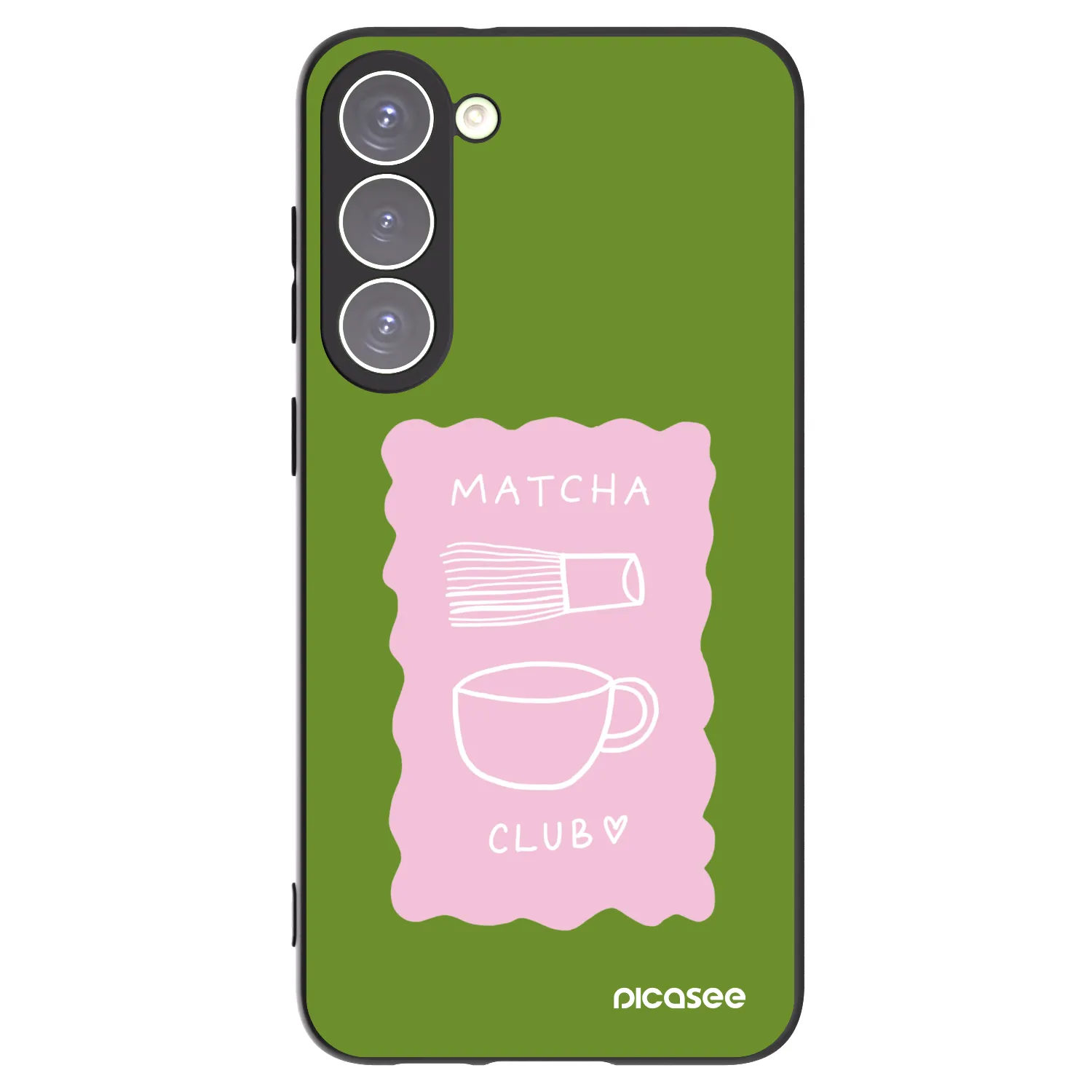 Picasee silikónový čierny obal pre Samsung Galaxy S23+ 5G - Matcha club
