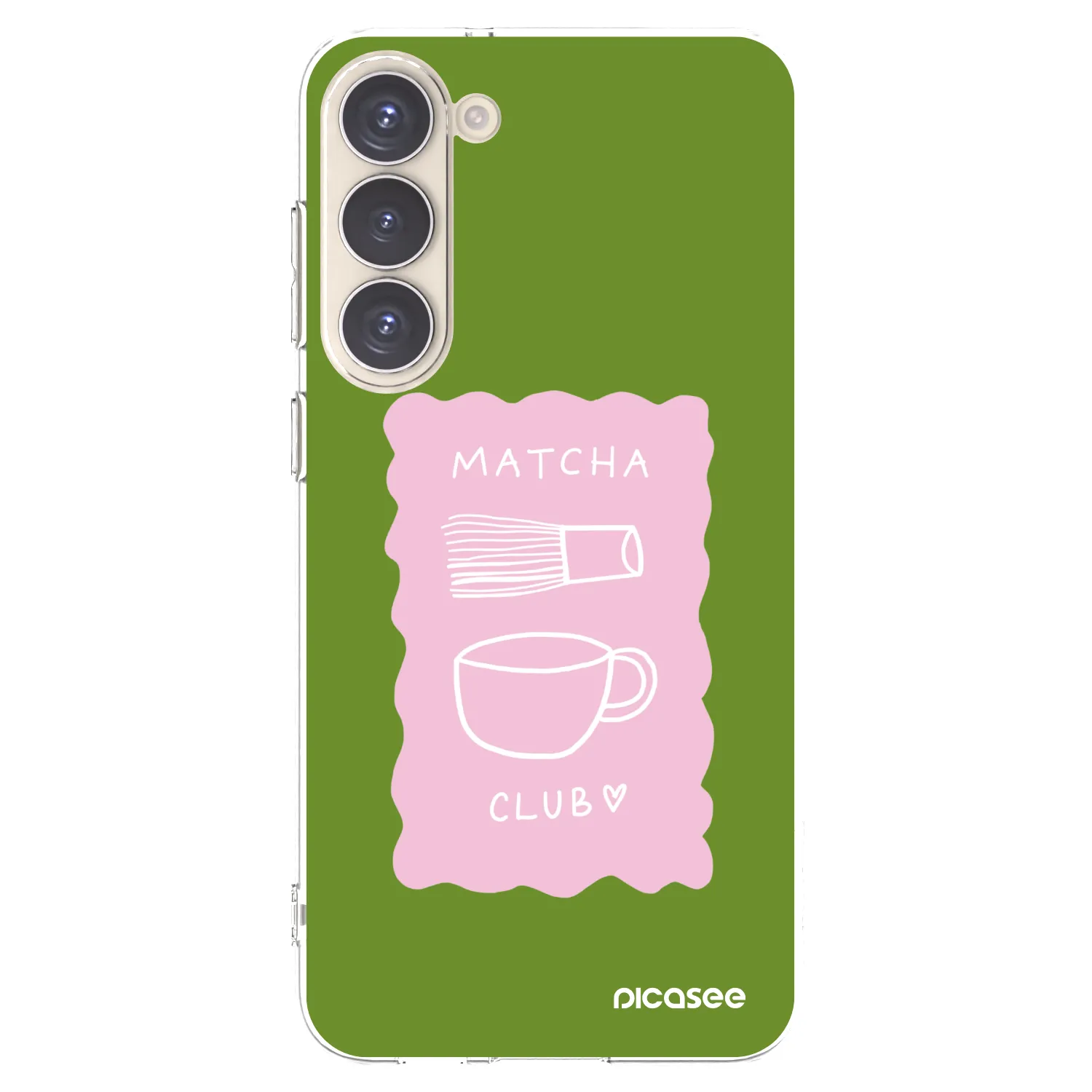 Picasee silikónový prehľadný obal pre Samsung Galaxy S23+ 5G - Matcha club