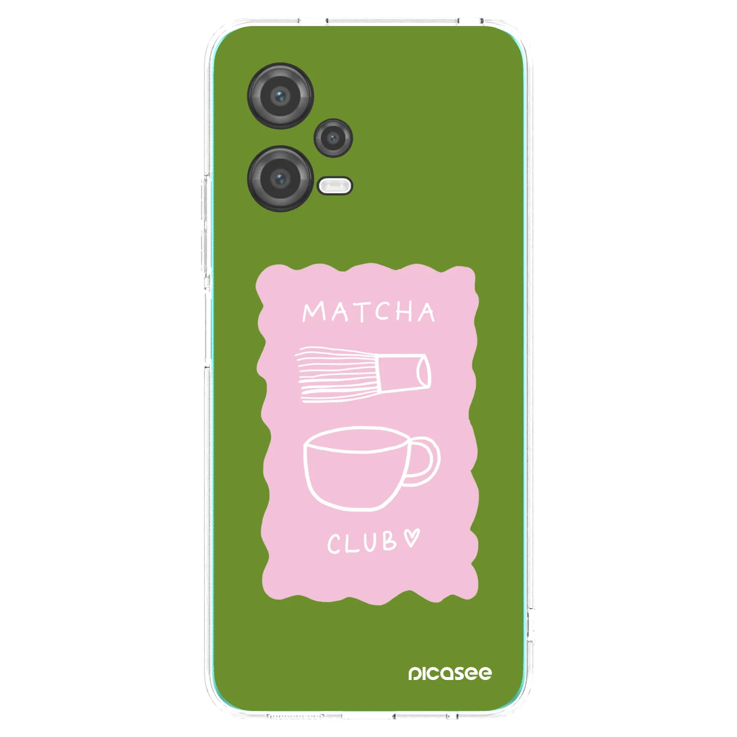 Picasee silikónový prehľadný obal pre Xiaomi Poco X5 - Matcha club