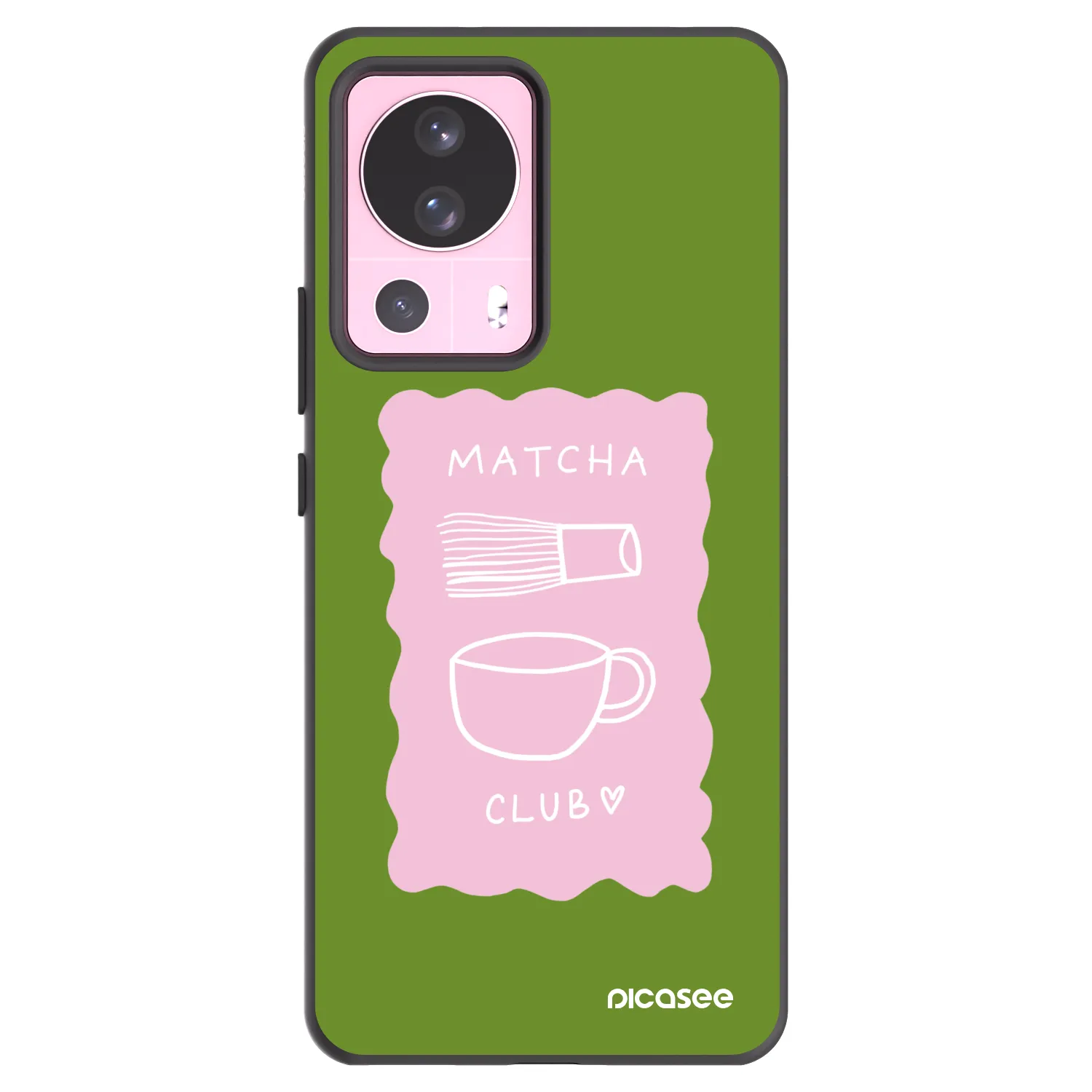 Picasee silikónový čierny obal pre Xiaomi 13 Lite - Matcha club