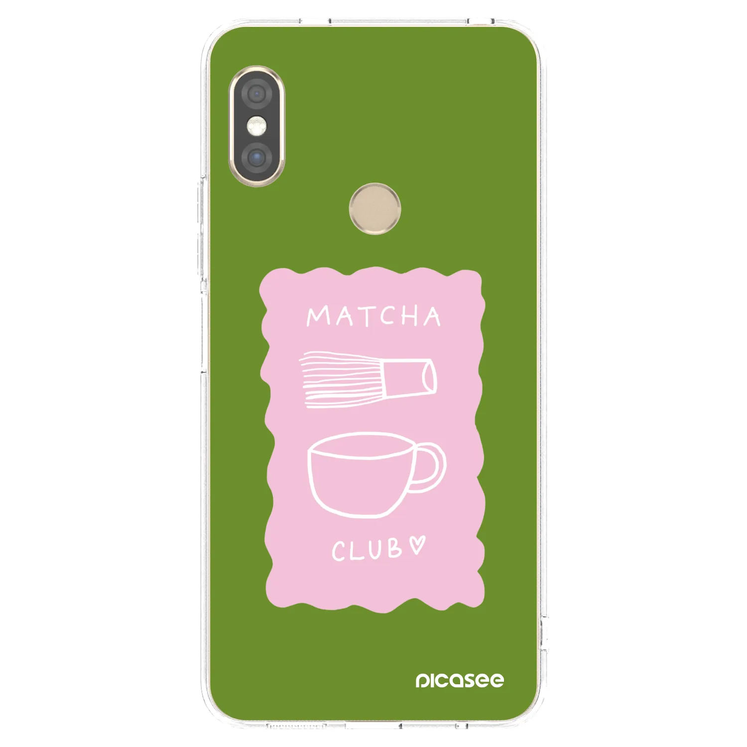 Picasee silikónový prehľadný obal pre Xiaomi Redmi Note 5 Global - Matcha club