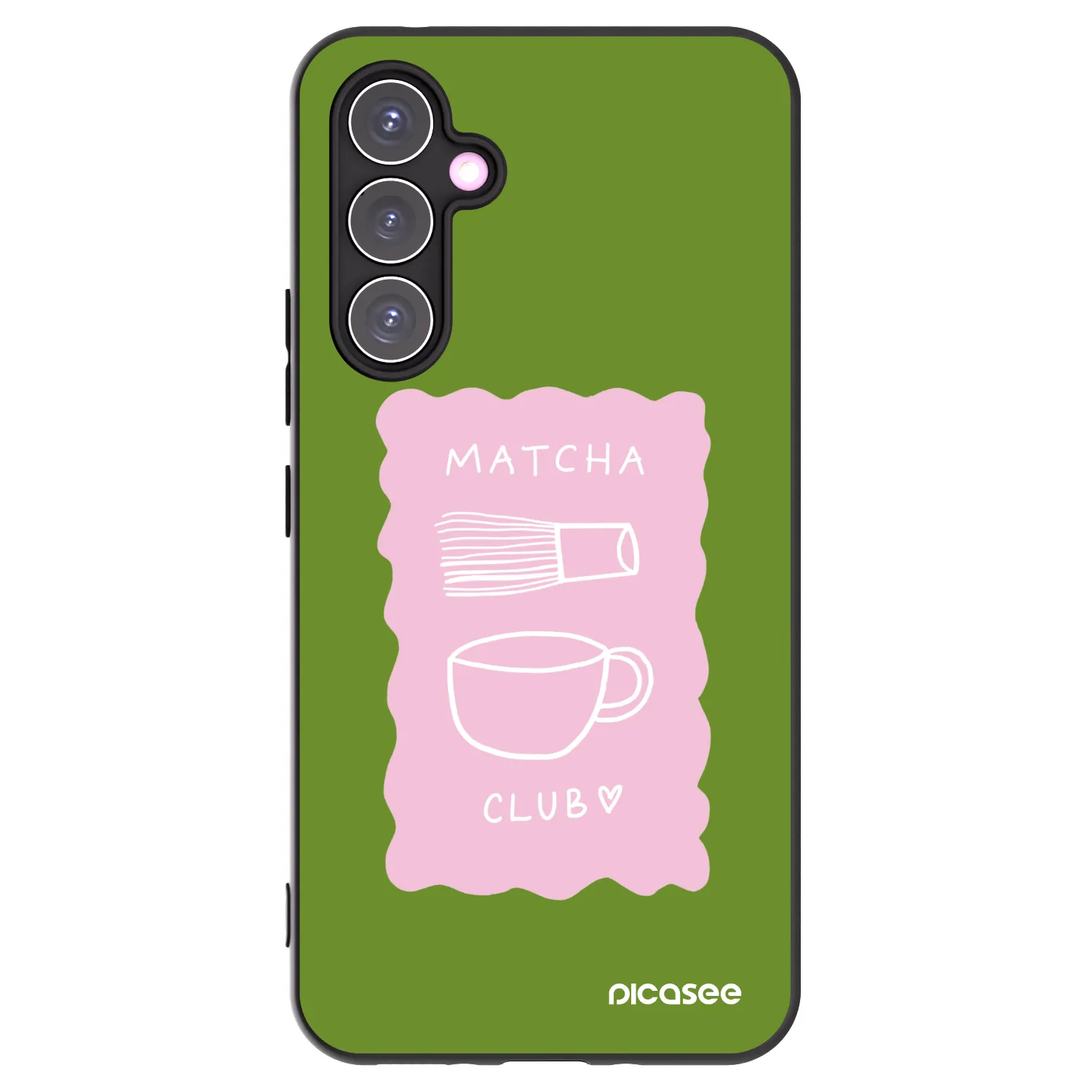 Picasee silikónový čierny obal pre Samsung Galaxy A54 5G A546B - Matcha club
