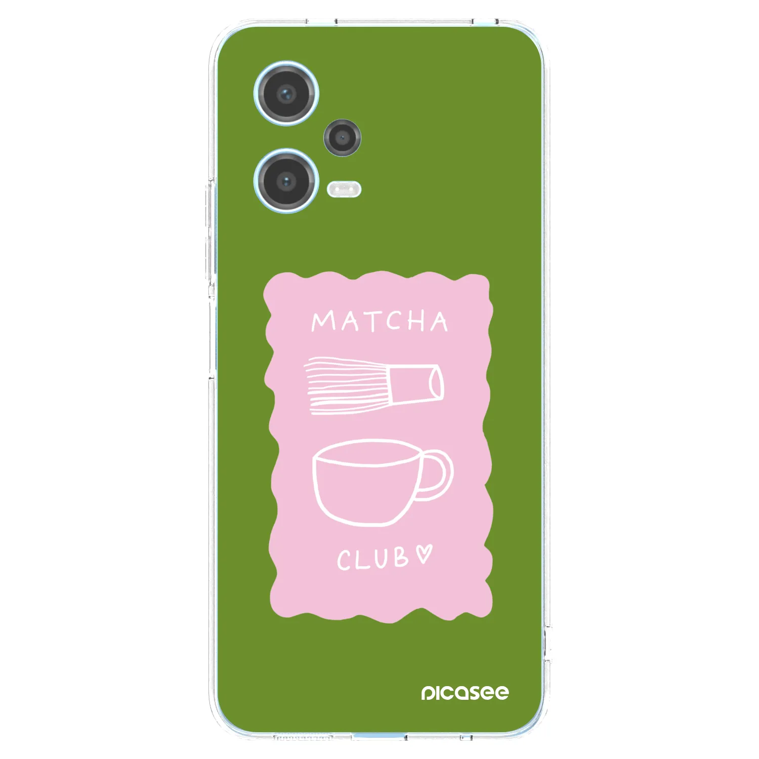 Picasee silikónový prehľadný obal pre Xiaomi Redmi Note 12 5G - Matcha club