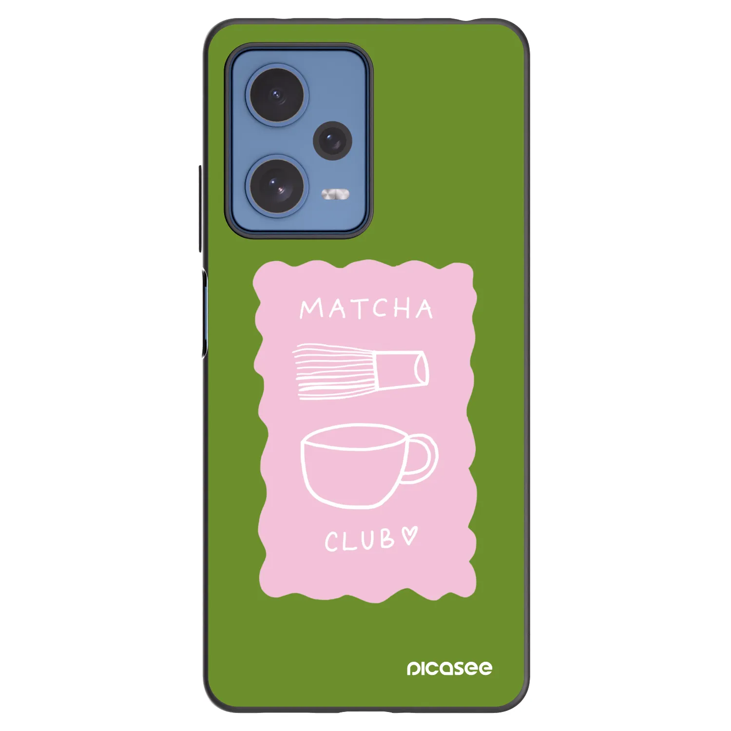 Picasee silikónový čierny obal pre Xiaomi Redmi Note 12 Pro 5G - Matcha club
