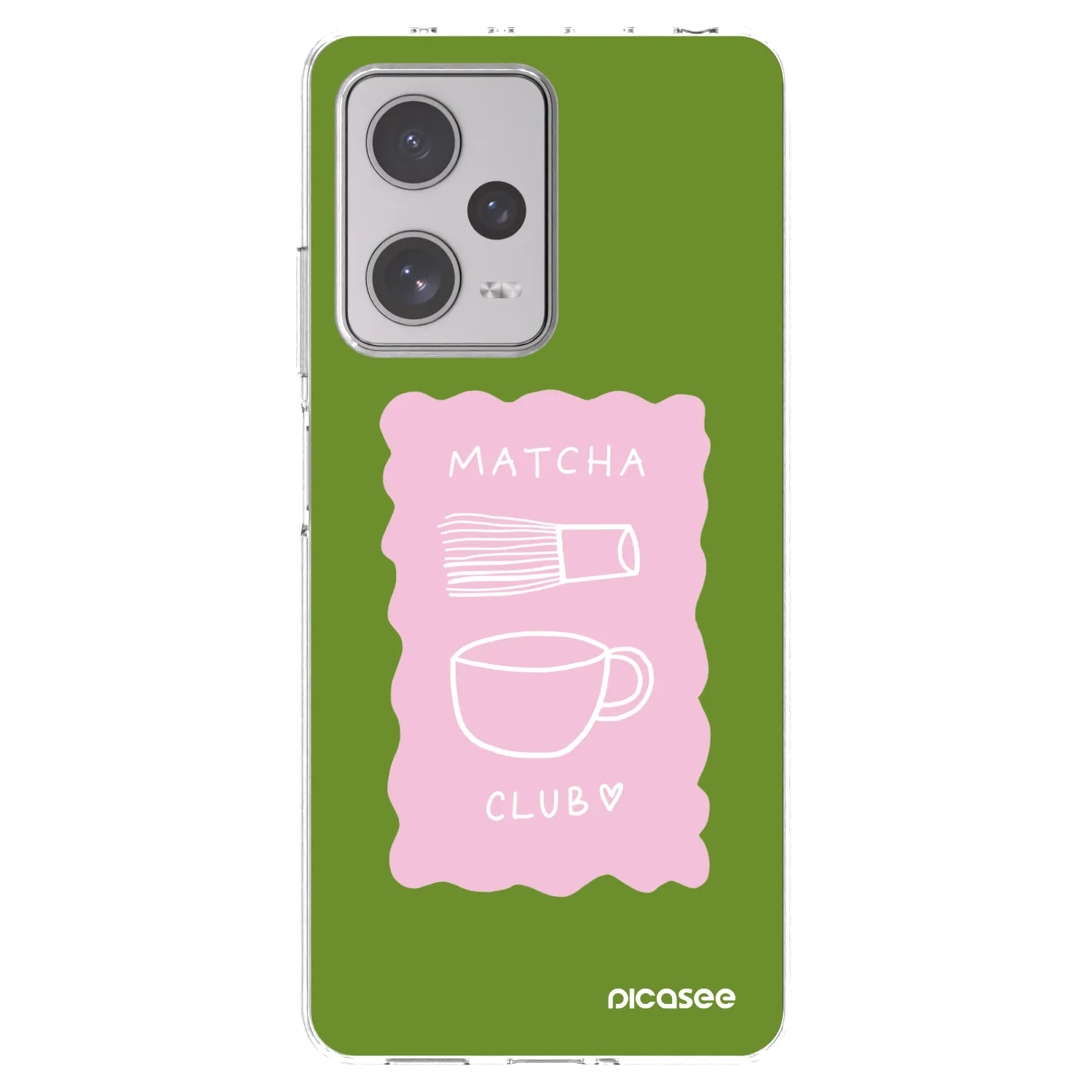 Picasee silikónový prehľadný obal pre Xiaomi Redmi Note 12 Pro+ 5G - Matcha club