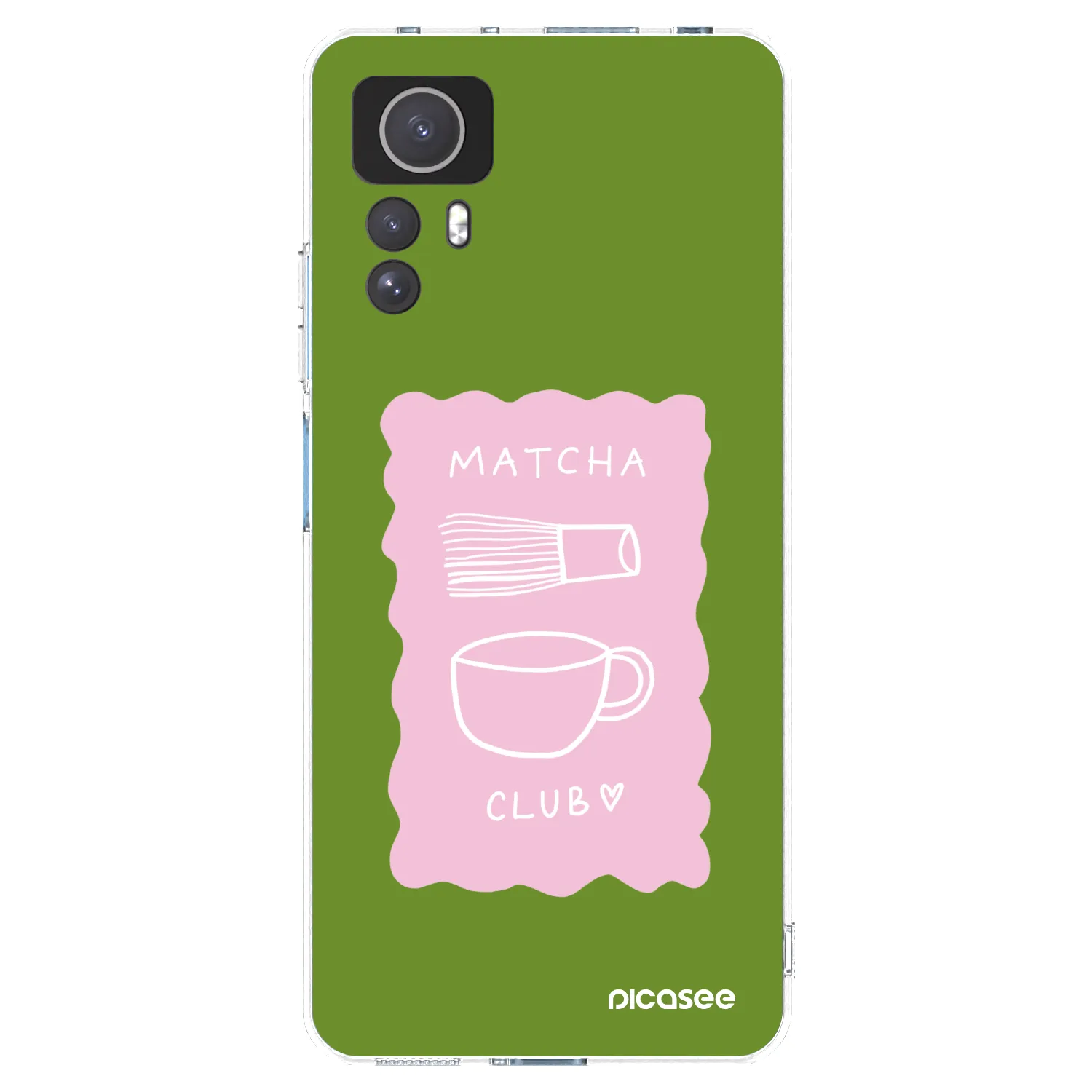Picasee silikónový prehľadný obal pre Xiaomi Redmi Note 12S - Matcha club