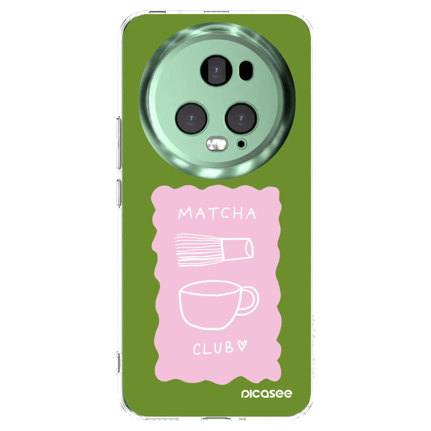 Picasee silikónový prehľadný obal pre Honor Magic5 Pro - Matcha club