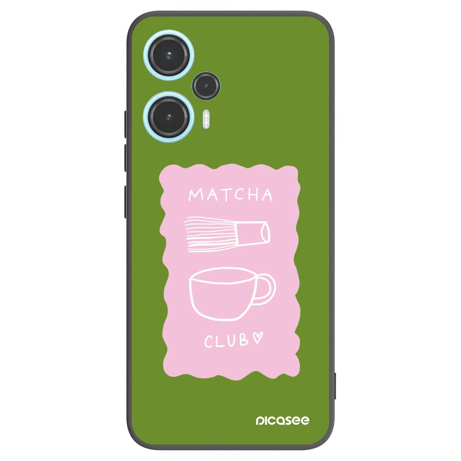Picasee silikónový čierny obal pre Xiaomi Poco F5 - Matcha club