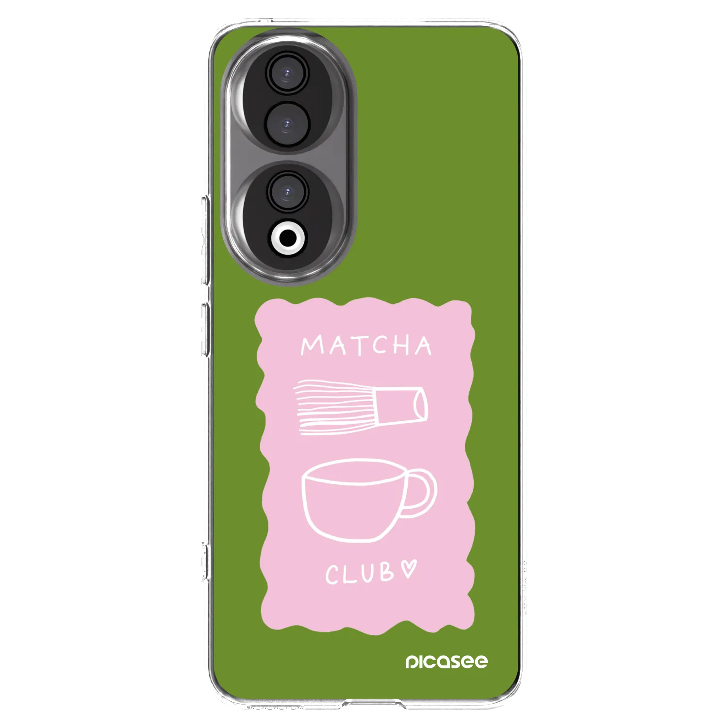 Picasee silikónový prehľadný obal pre Honor 90 5G - Matcha club