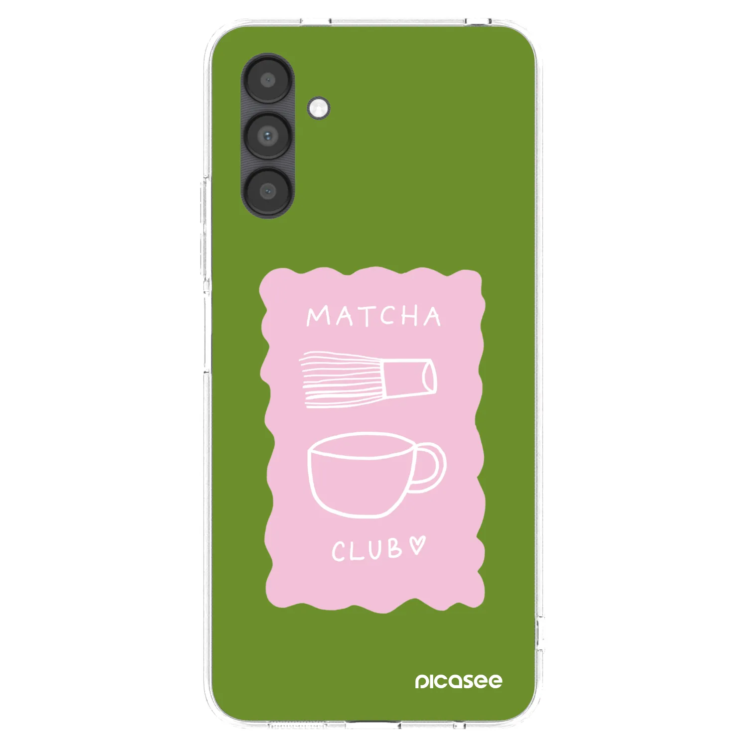 Picasee silikónový prehľadný obal pre Samsung Galaxy A04s A047F - Matcha club