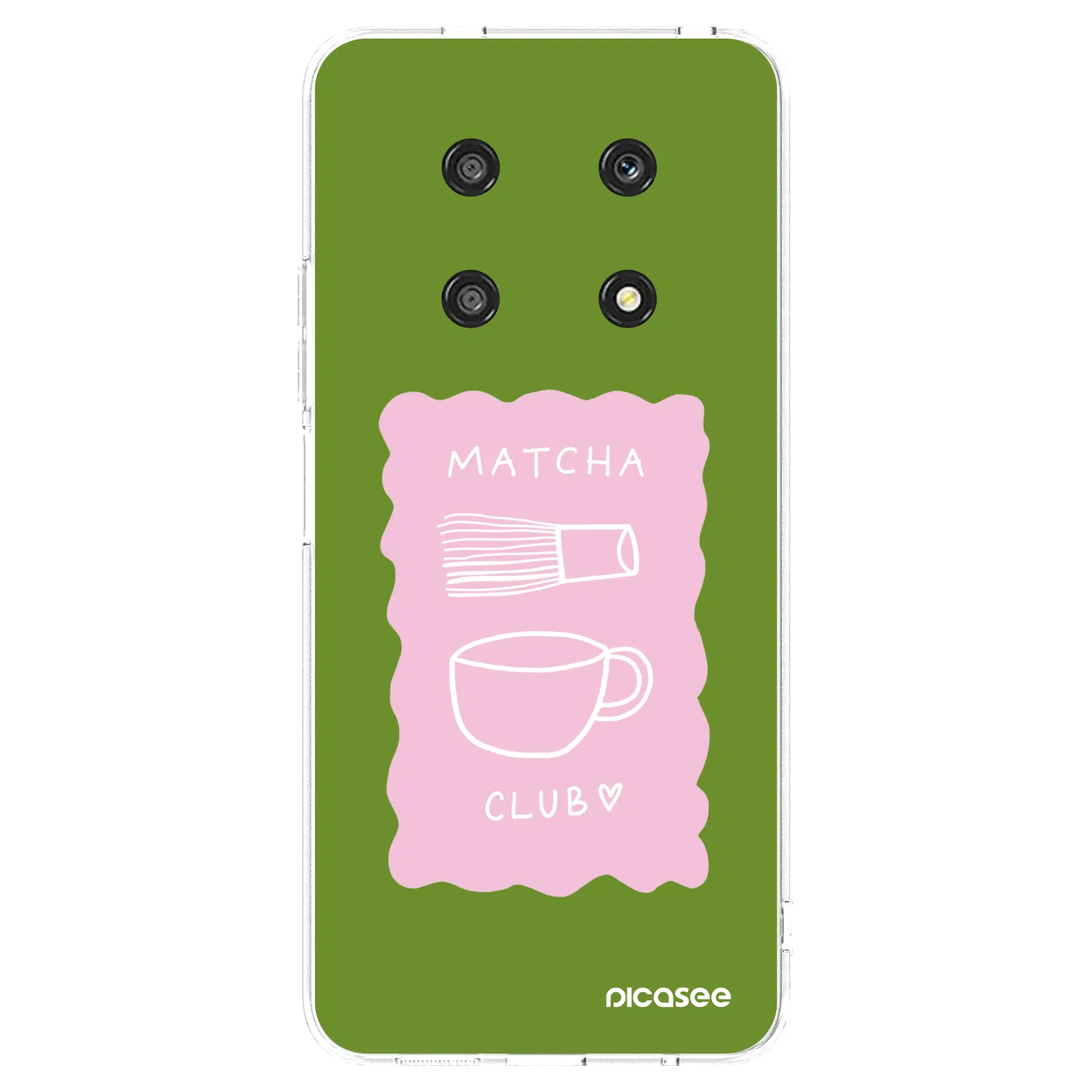 Picasee silikónový prehľadný obal pre Honor Magic4 Lite 5G - Matcha club