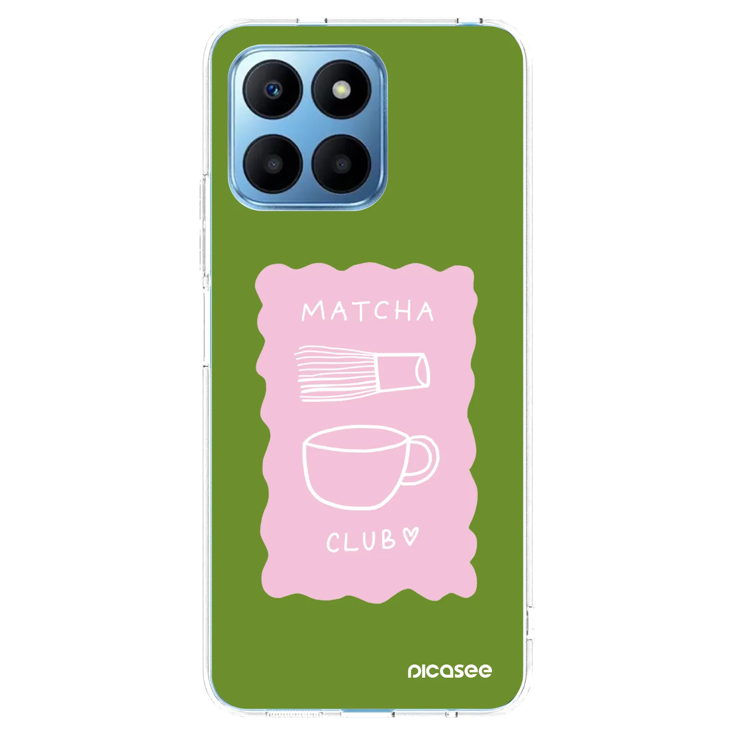Picasee silikónový prehľadný obal pre Honor 70 Lite - Matcha club