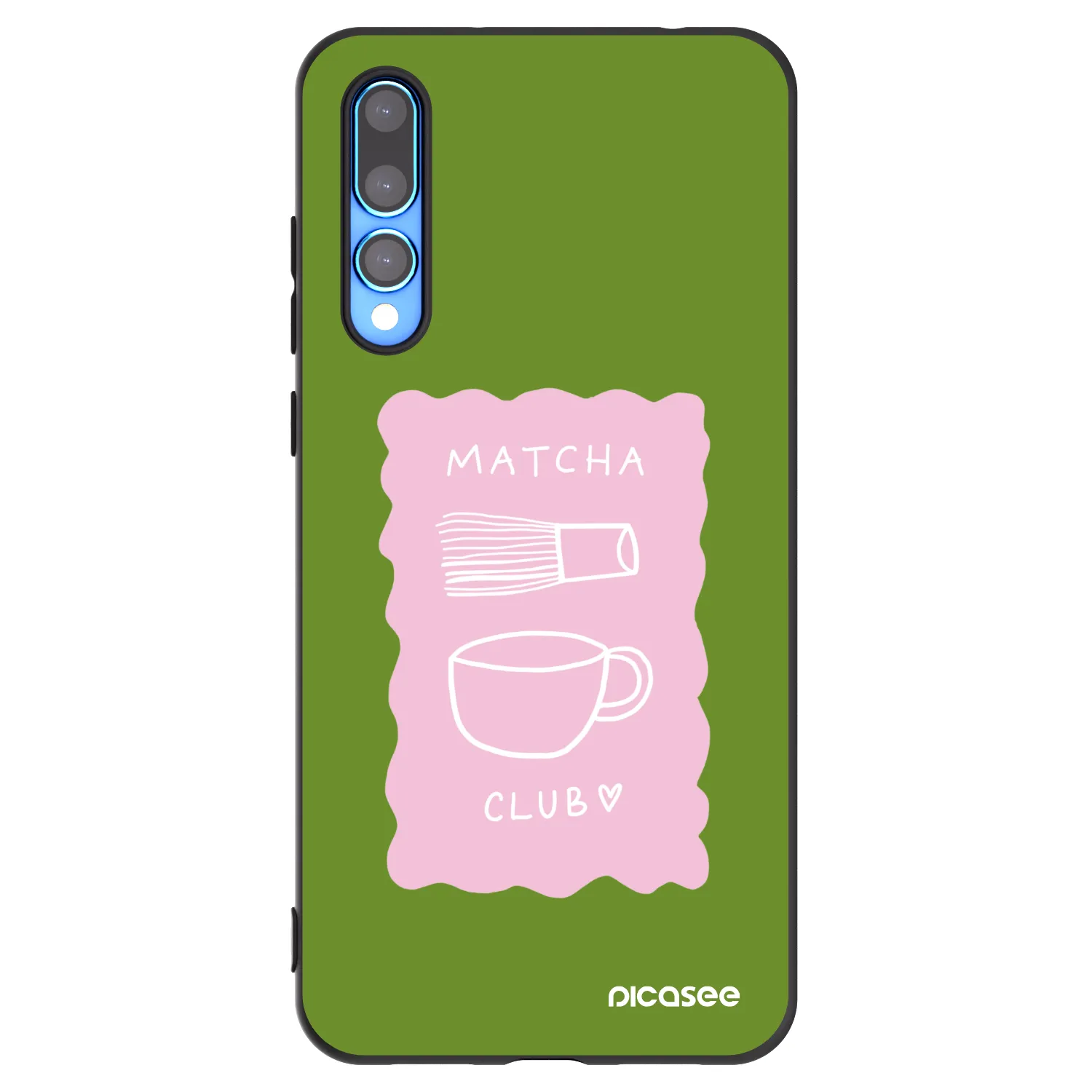 Picasee silikónový čierny obal pre Huawei P20 Pro - Matcha club