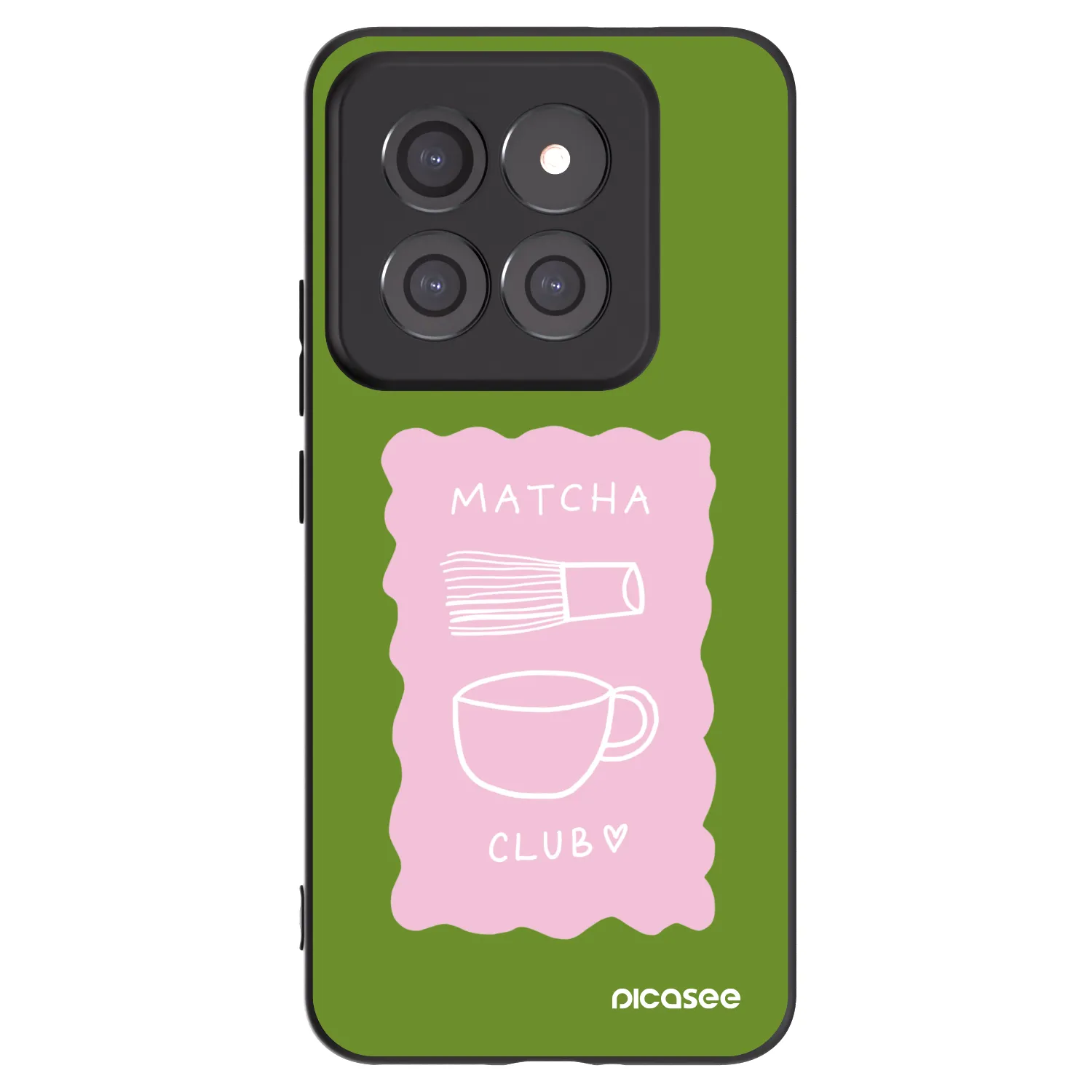 Picasee silikónový čierny obal pre Xiaomi 14 Pro - Matcha club