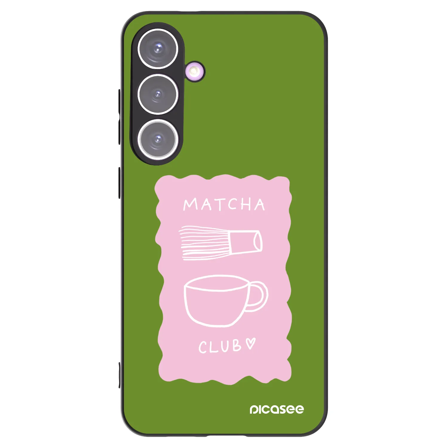 Picasee silikónový čierny obal pre Samsung Galaxy S24+ S926B 5G - Matcha club