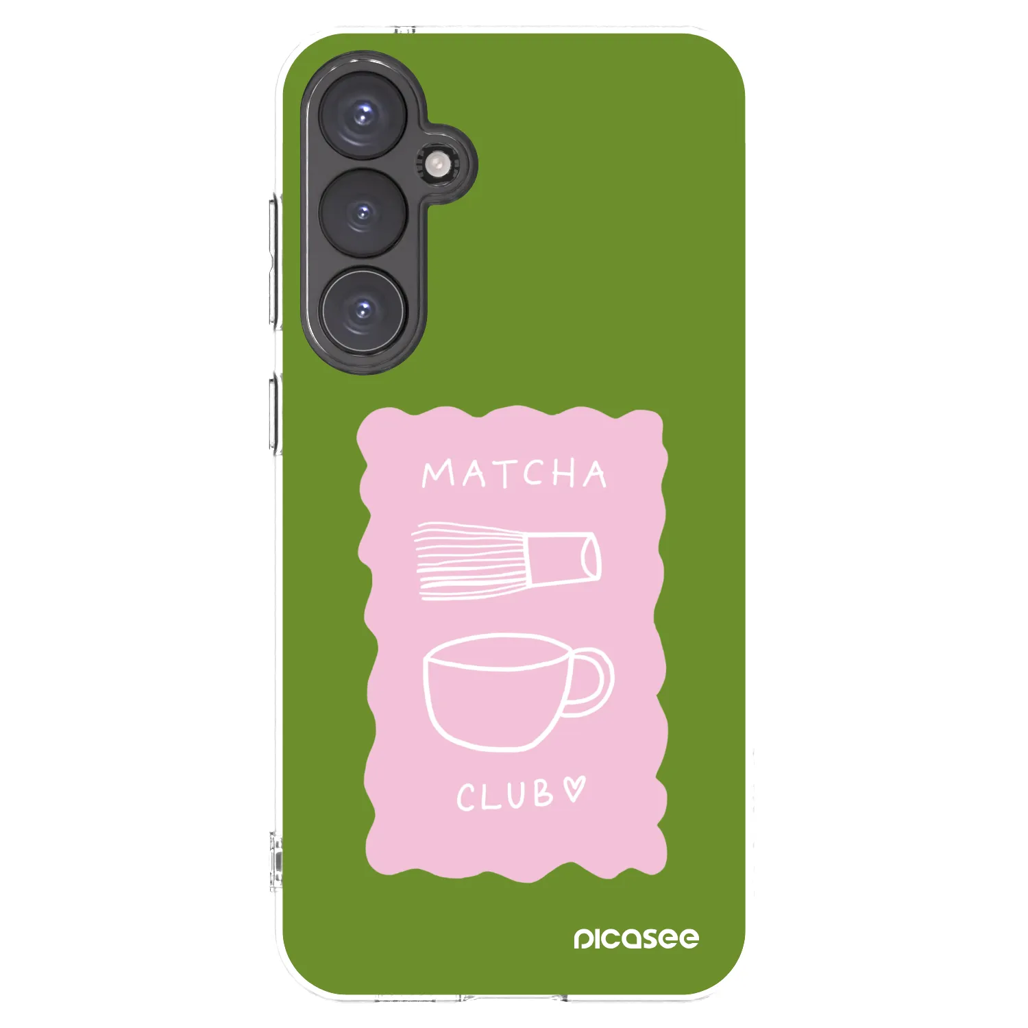 Picasee silikónový prehľadný obal pre Samsung Galaxy S23 FE S711B - Matcha club