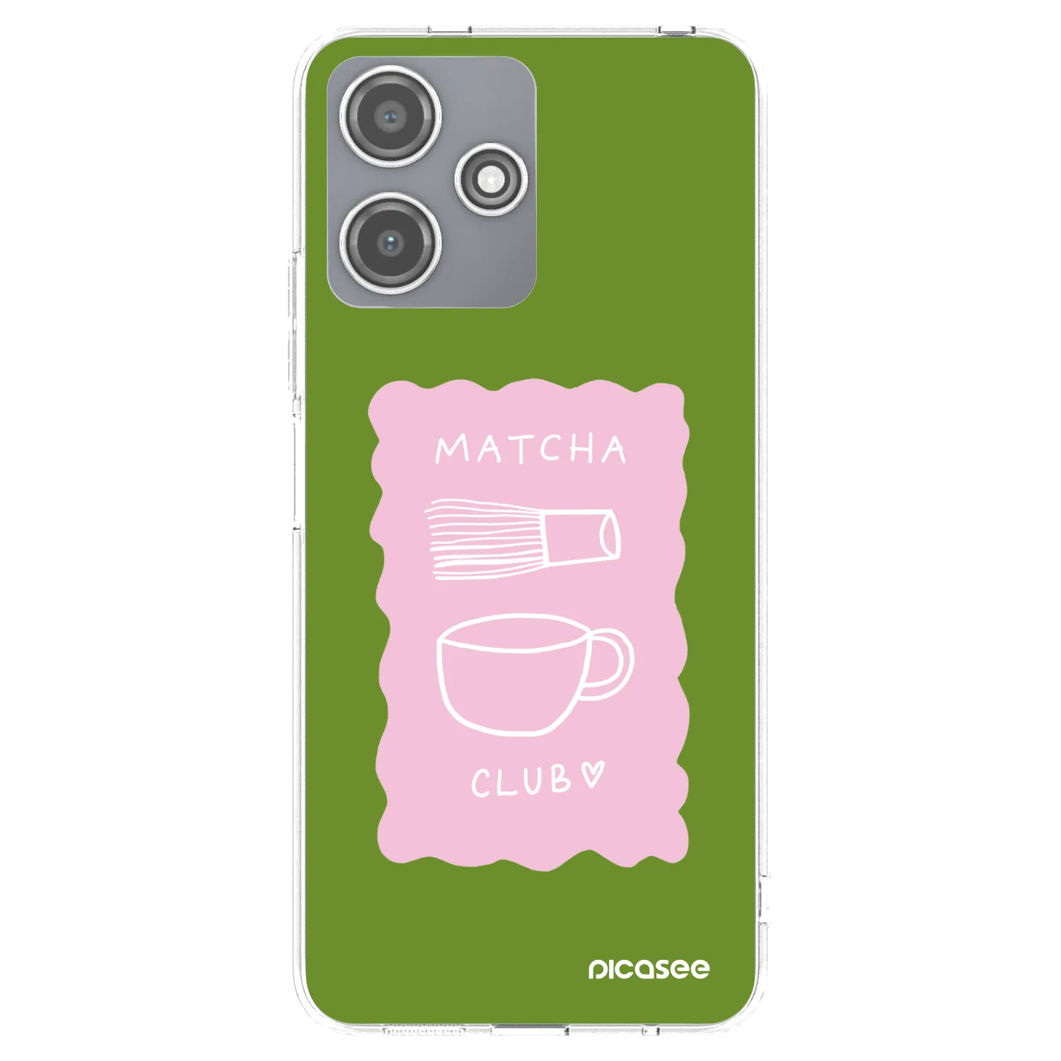 Picasee silikónový prehľadný obal pre Xiaomi Redmi 12 5G - Matcha club