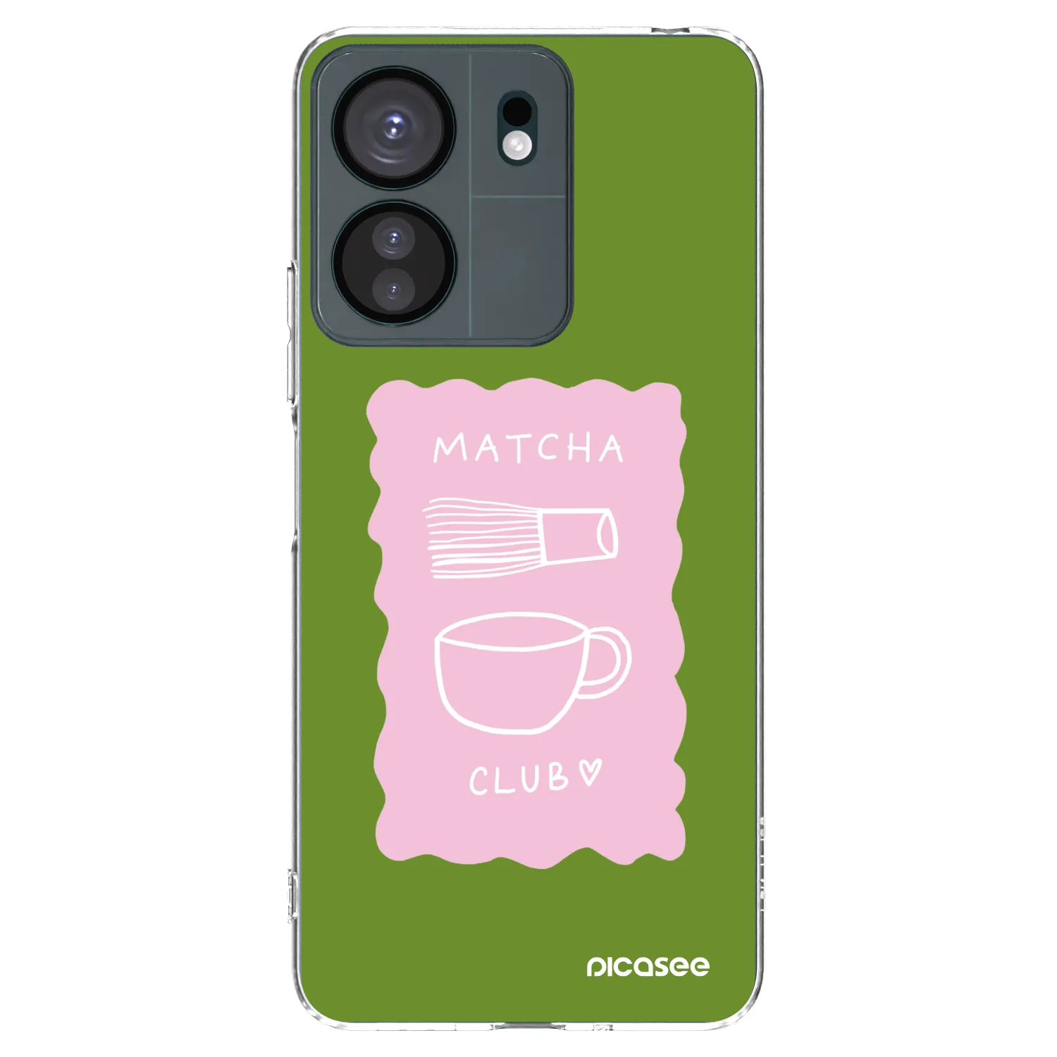 Picasee silikónový prehľadný obal pre Xiaomi Redmi 13C 4G - Matcha club