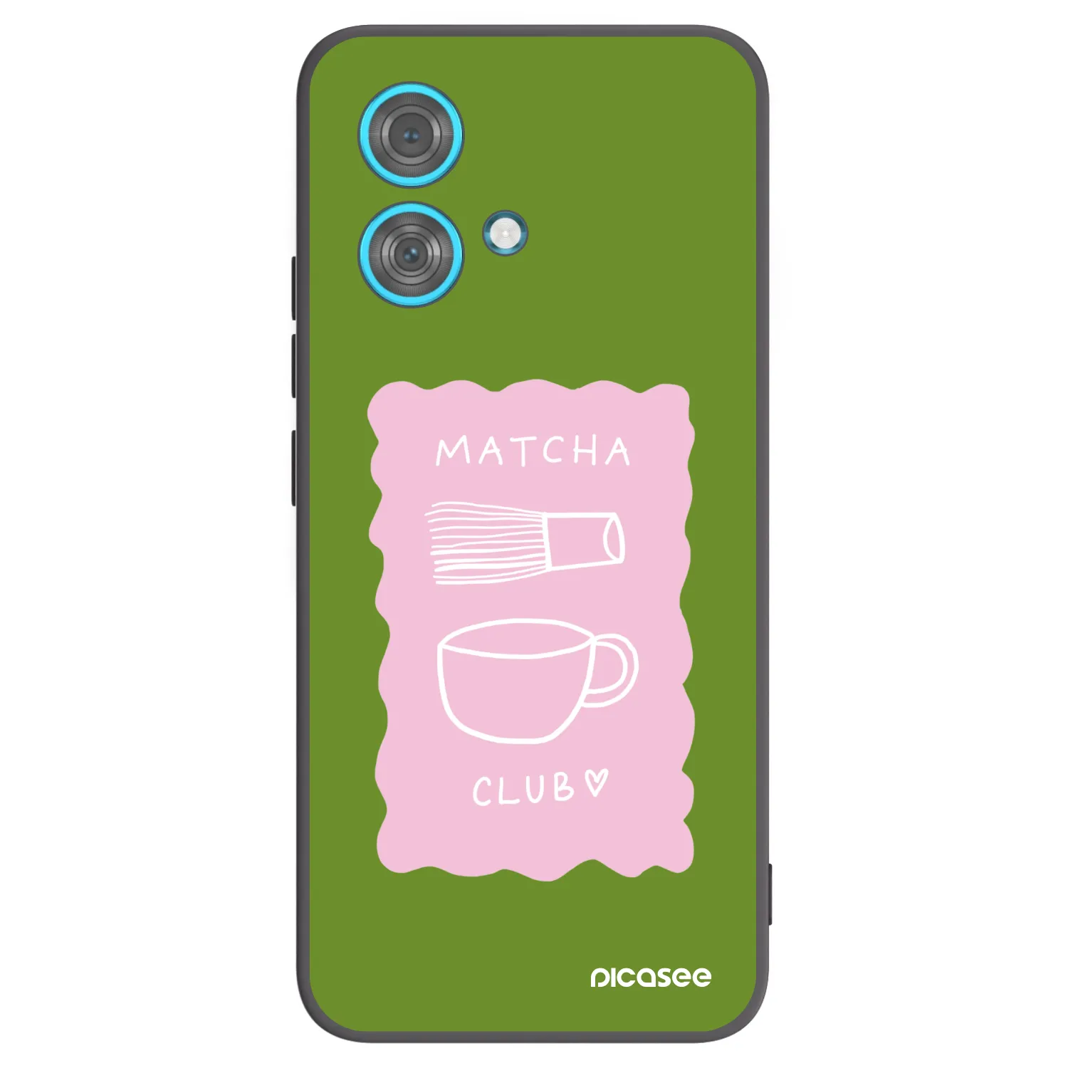 Picasee silikónový čierny obal pre Motorola Edge 40 Neo - Matcha club