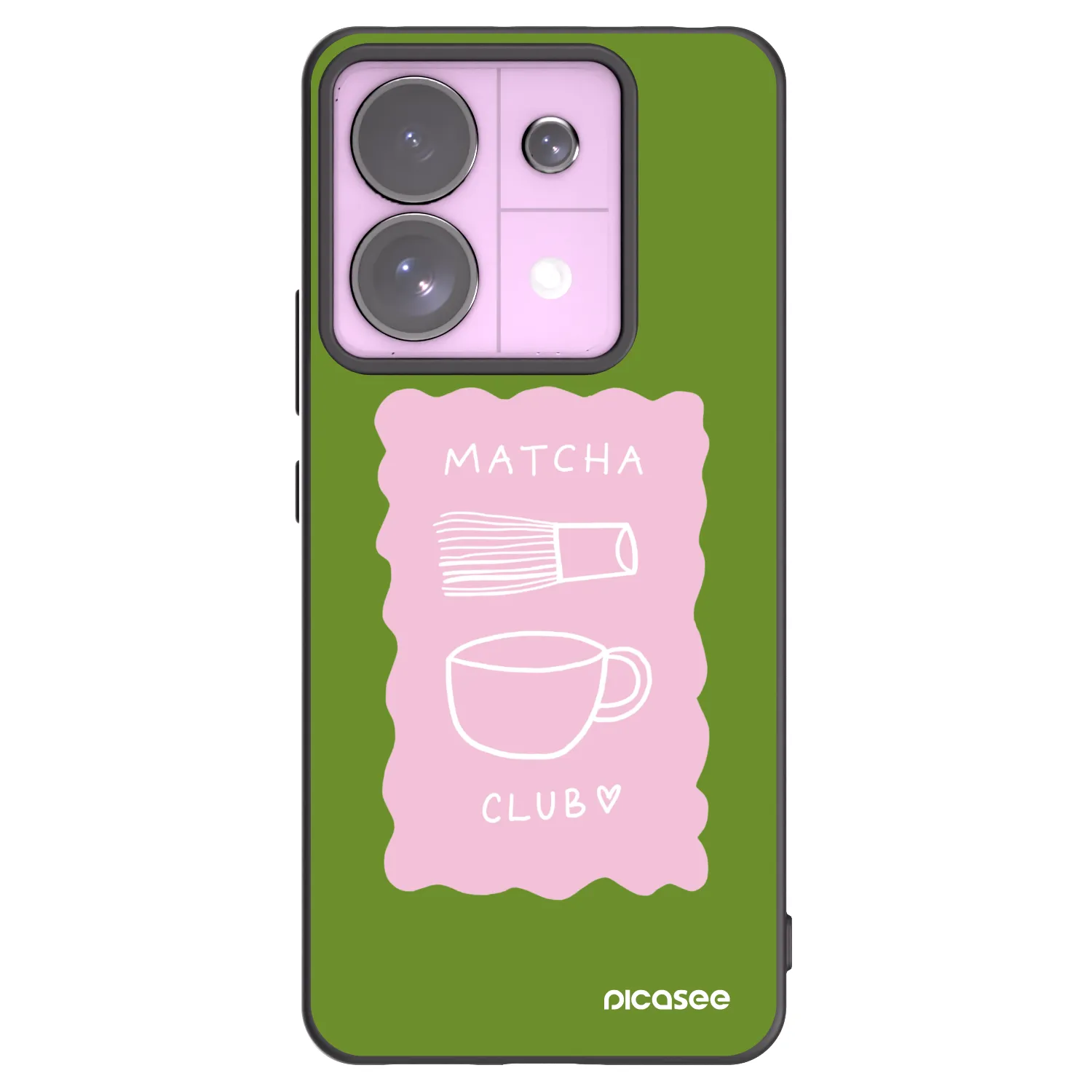 Picasee silikónový čierny obal pre Xiaomi Redmi Note 13 Pro 5G - Matcha club