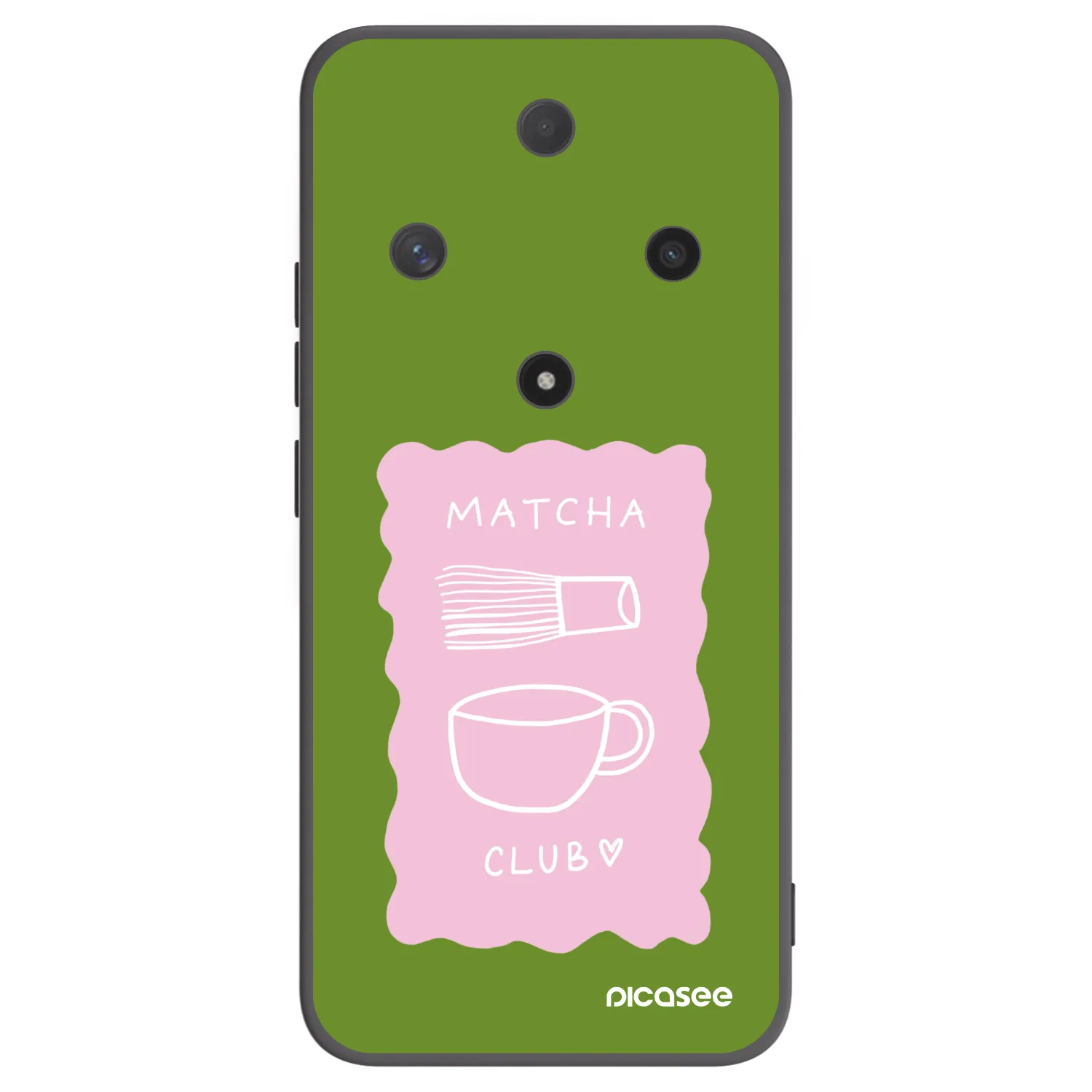 Picasee silikónový čierny obal pre Honor Magic6 Lite 5G - Matcha club
