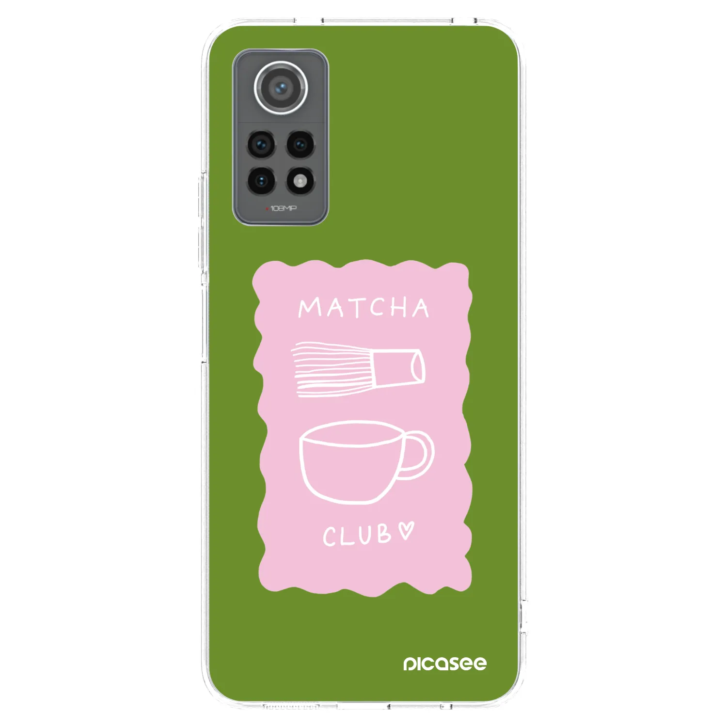 Picasee silikónový prehľadný obal pre Xiaomi Redmi Note 12 Pro 4G - Matcha club