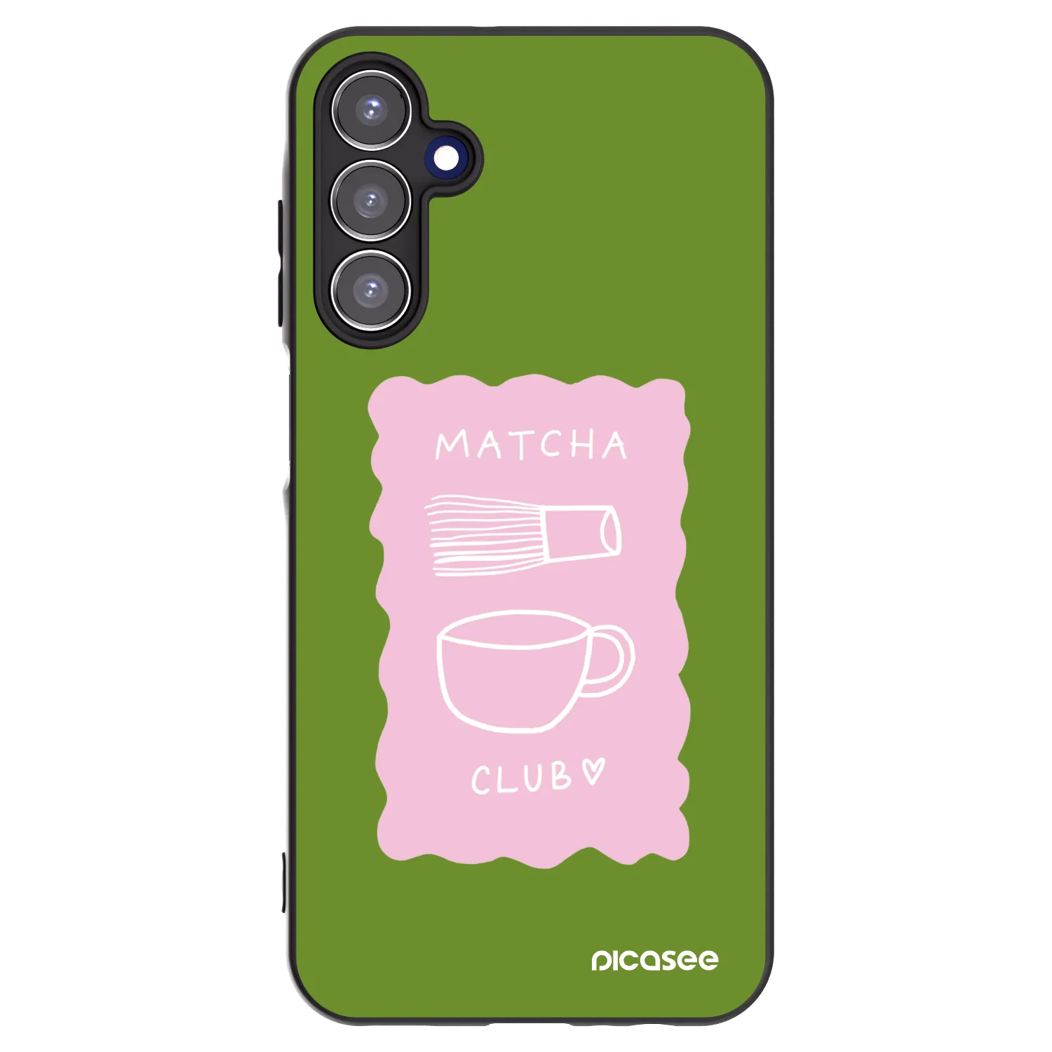 Picasee silikónový čierny obal pre Samsung Galaxy A15 A156B 5G - Matcha club