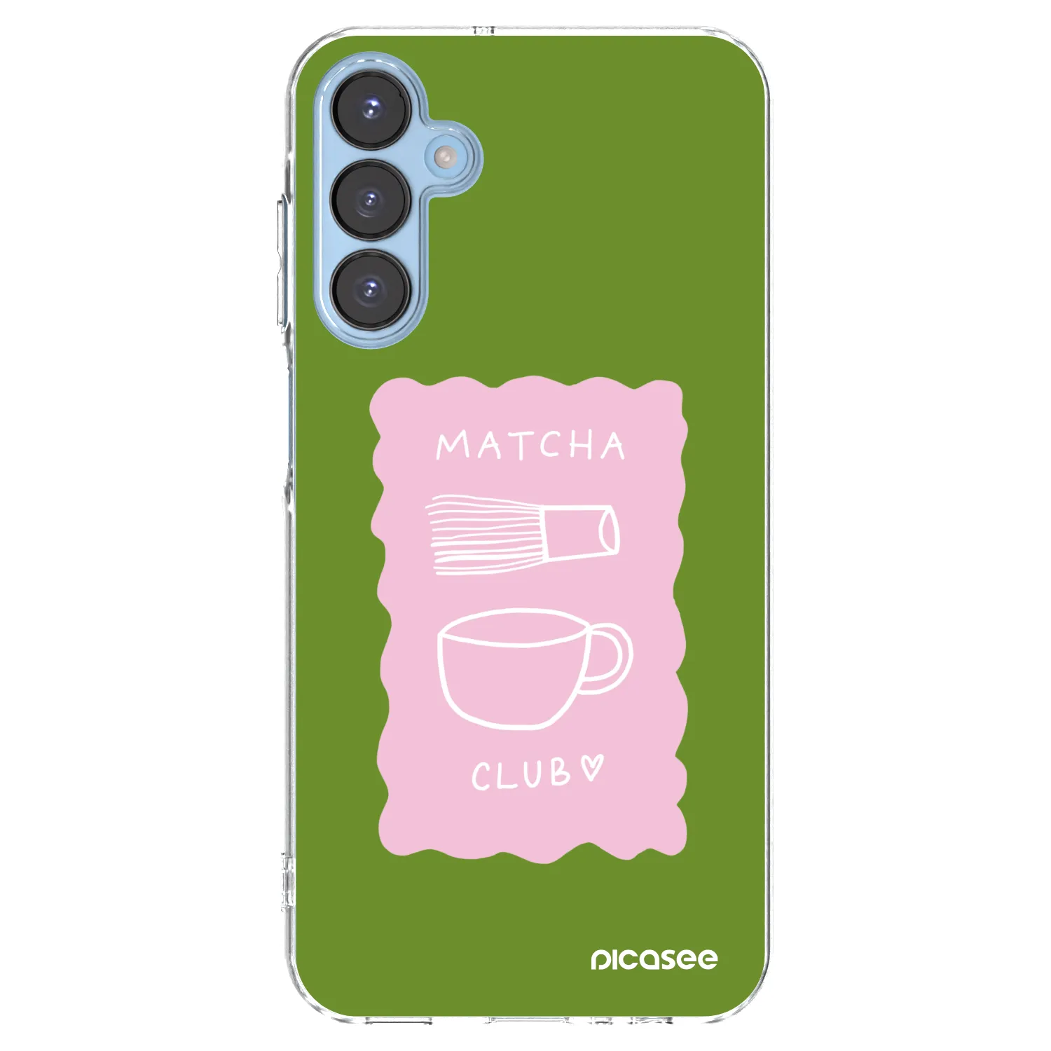 Picasee silikónový prehľadný obal pre Samsung Galaxy A15 A156B 5G - Matcha club